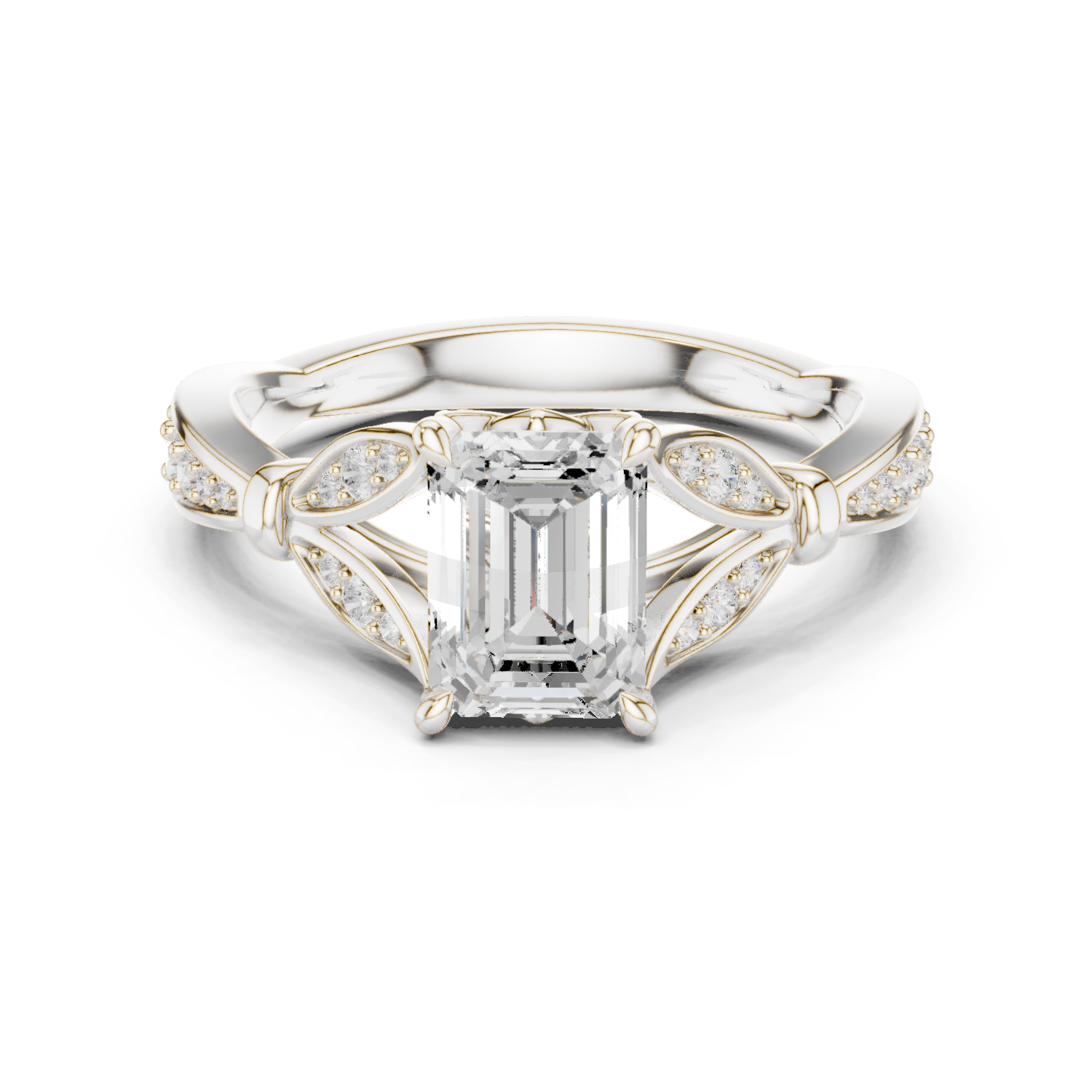 Bridal Set Ring – EF VS/SI Lab-Created Diamond in 14K Rose Gold | Women's Engagement or Wedding