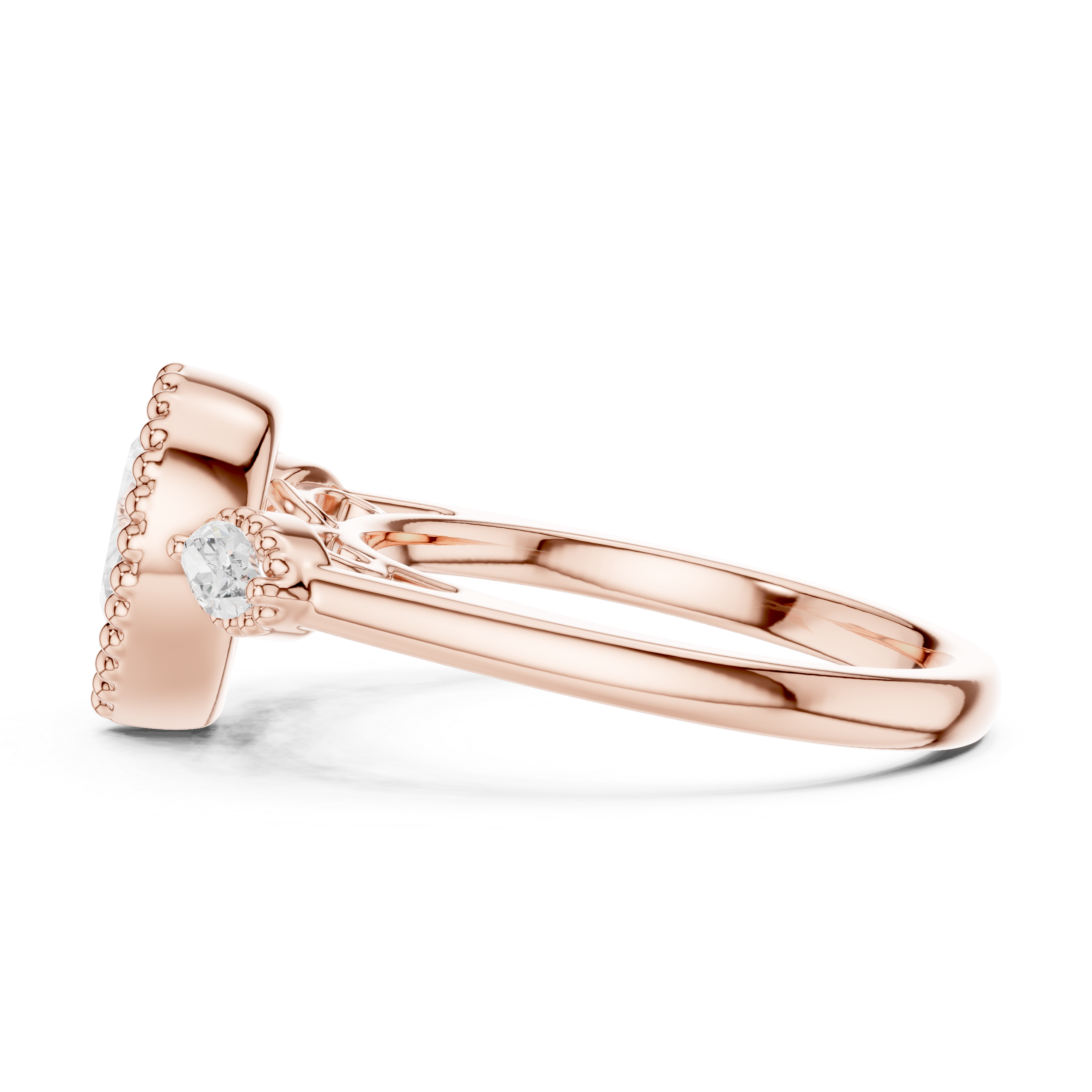 Lab Diamond Wedding Band, Pear Brilliant EF/VS Matching Band with Engagement Ring, Stacking Band Gift 14K Gold