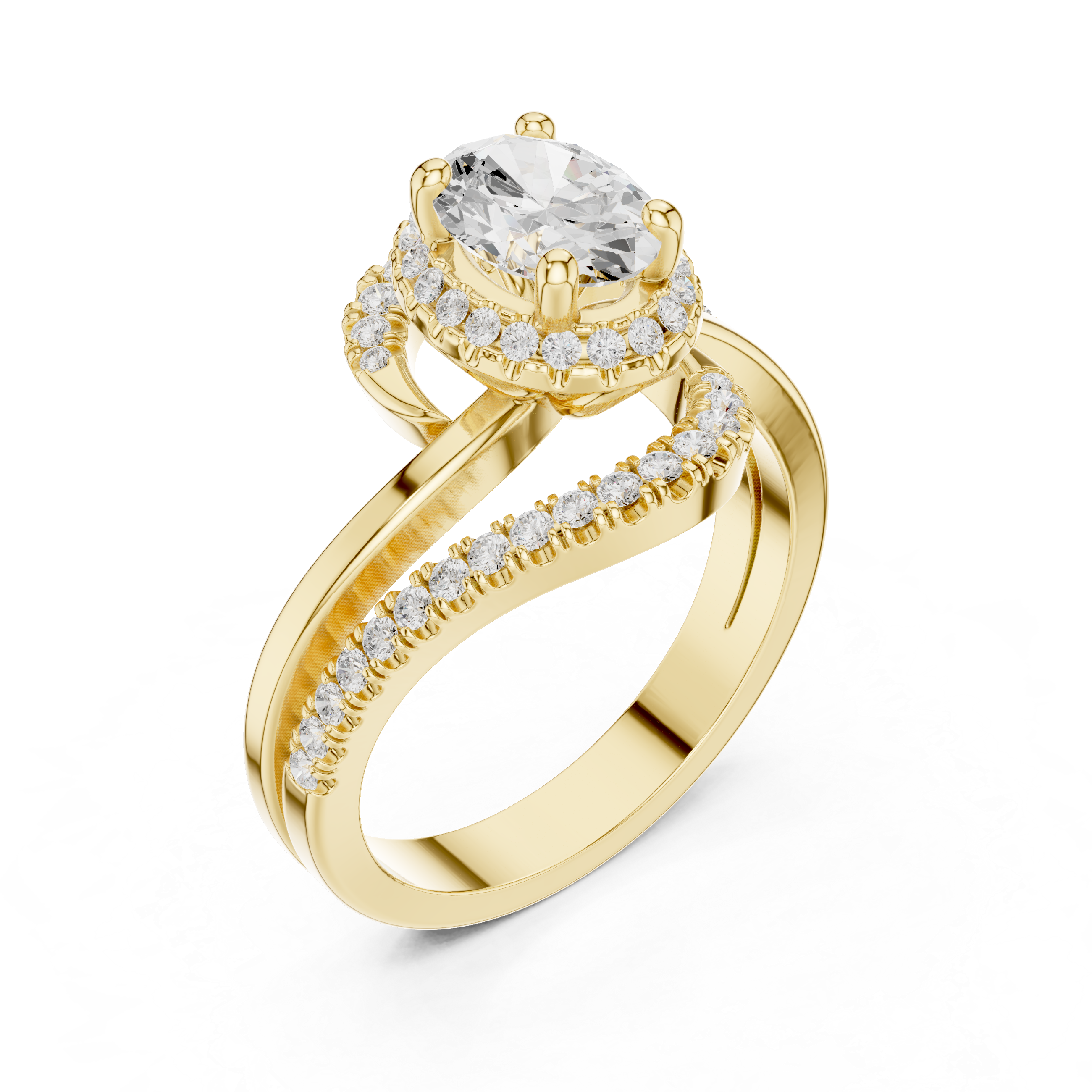 Lab Diamond Wedding Band, Oval Brilliant EF/VS Matching Band with Engagement Ring, Stacking Band Gift 14K Gold