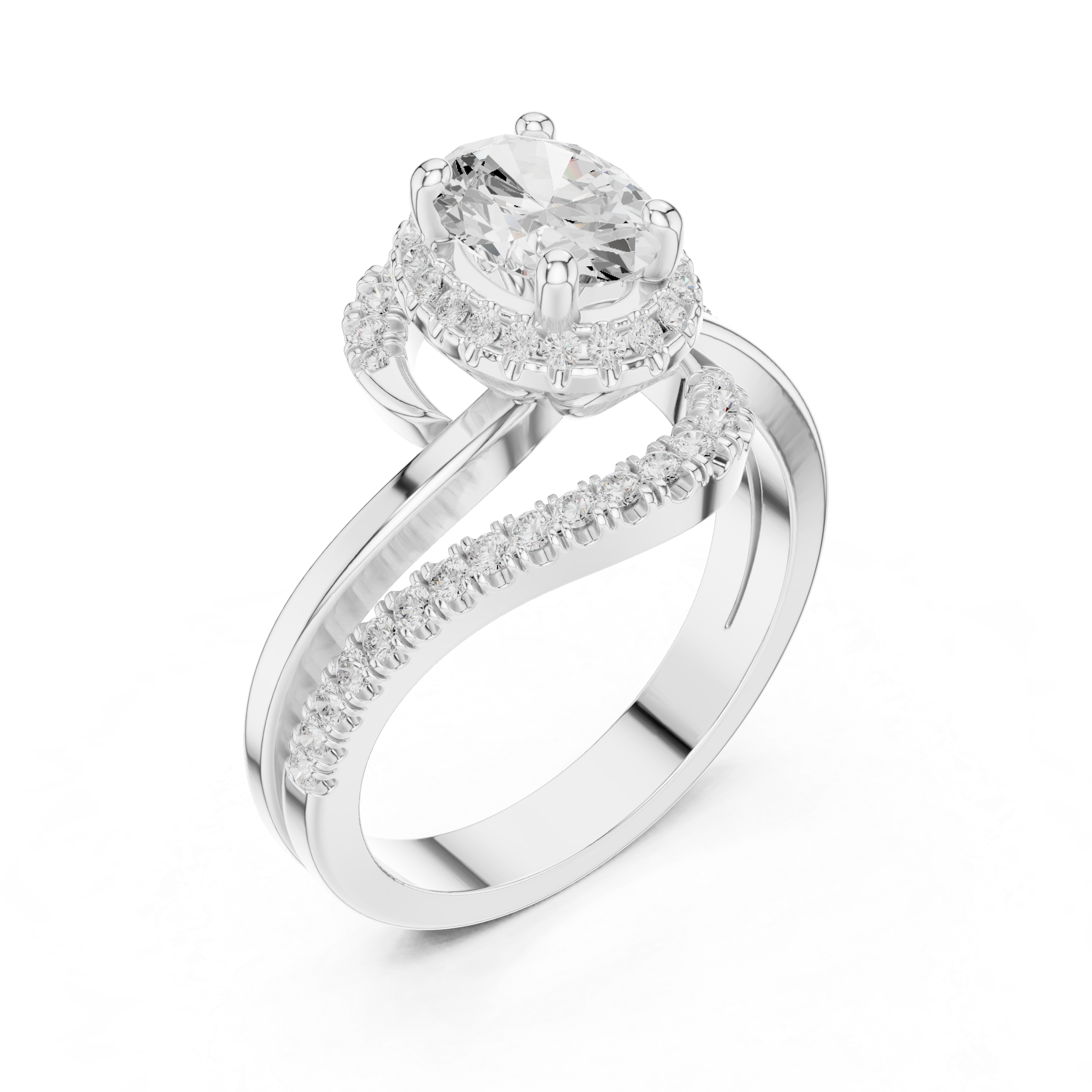 Lab Diamond Wedding Band, Oval Brilliant EF/VS Matching Band with Engagement Ring, Stacking Band Gift 14K Gold