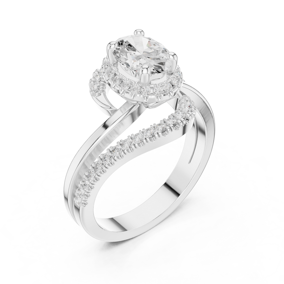 Lab Diamond Wedding Band, Oval Brilliant EF/VS Matching Band with Engagement Ring, Stacking Band Gift 14K Gold