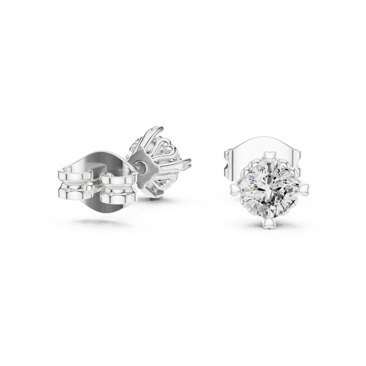 Lab-Grown Diamond Stud Earrings 14K Gold Wedding Earrings for Women Birthday & Anniversary Gift