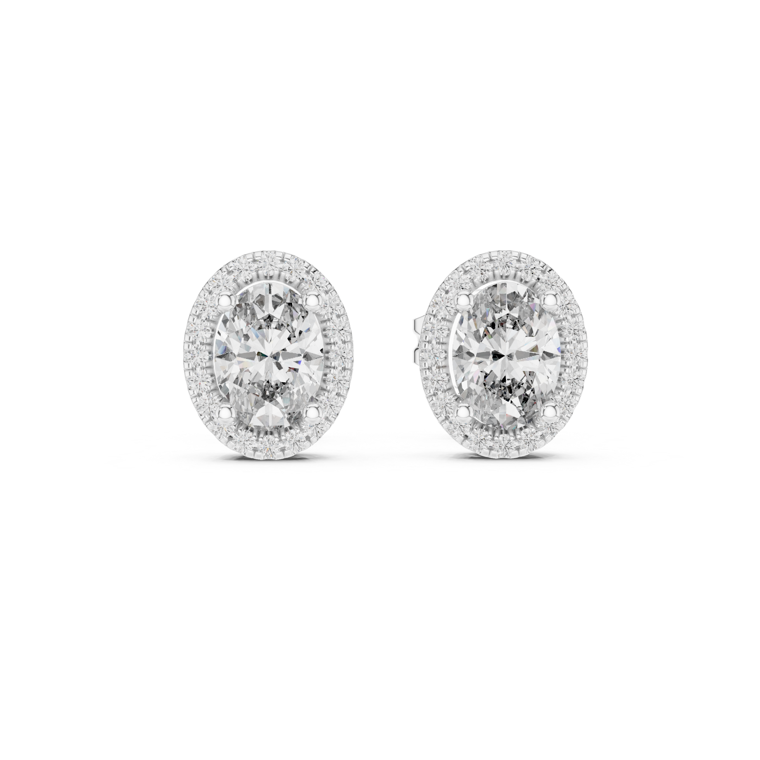 1.2CT Lab-Grown Diamond Stud Earrings 14K Gold Wedding Earrings for Women Birthday & Anniversary Gift