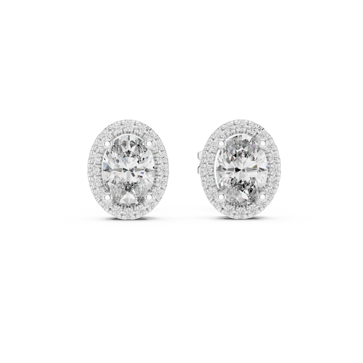 1.2CT Lab-Grown Diamond Stud Earrings 14K Gold Wedding Earrings for Women Birthday & Anniversary Gift