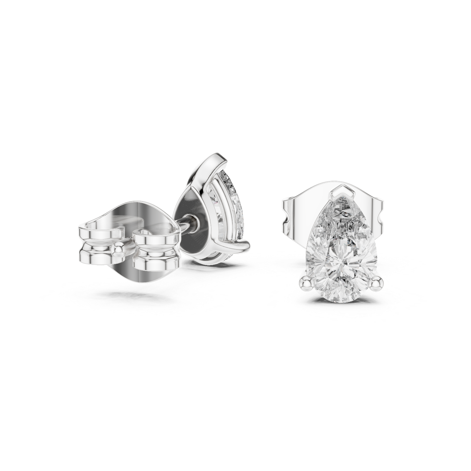 1.00CT Lab-Grown Diamond Stud Earrings 14K Gold Wedding Earrings for Women Birthday & Anniversary Gift
