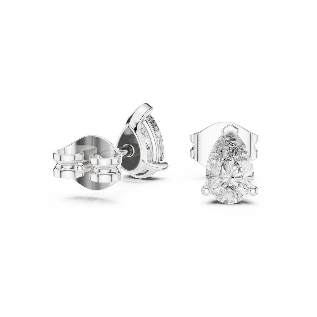 1.00CT Lab-Grown Diamond Stud Earrings 14K Gold Wedding Earrings for Women Birthday & Anniversary Gift