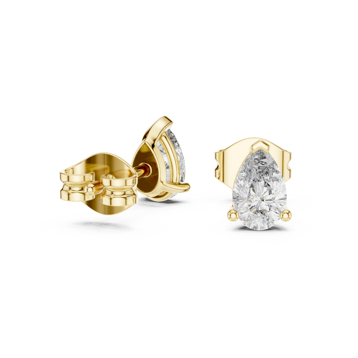 1.00CT Lab-Grown Diamond Stud Earrings 14K Gold Wedding Earrings for Women Birthday & Anniversary Gift