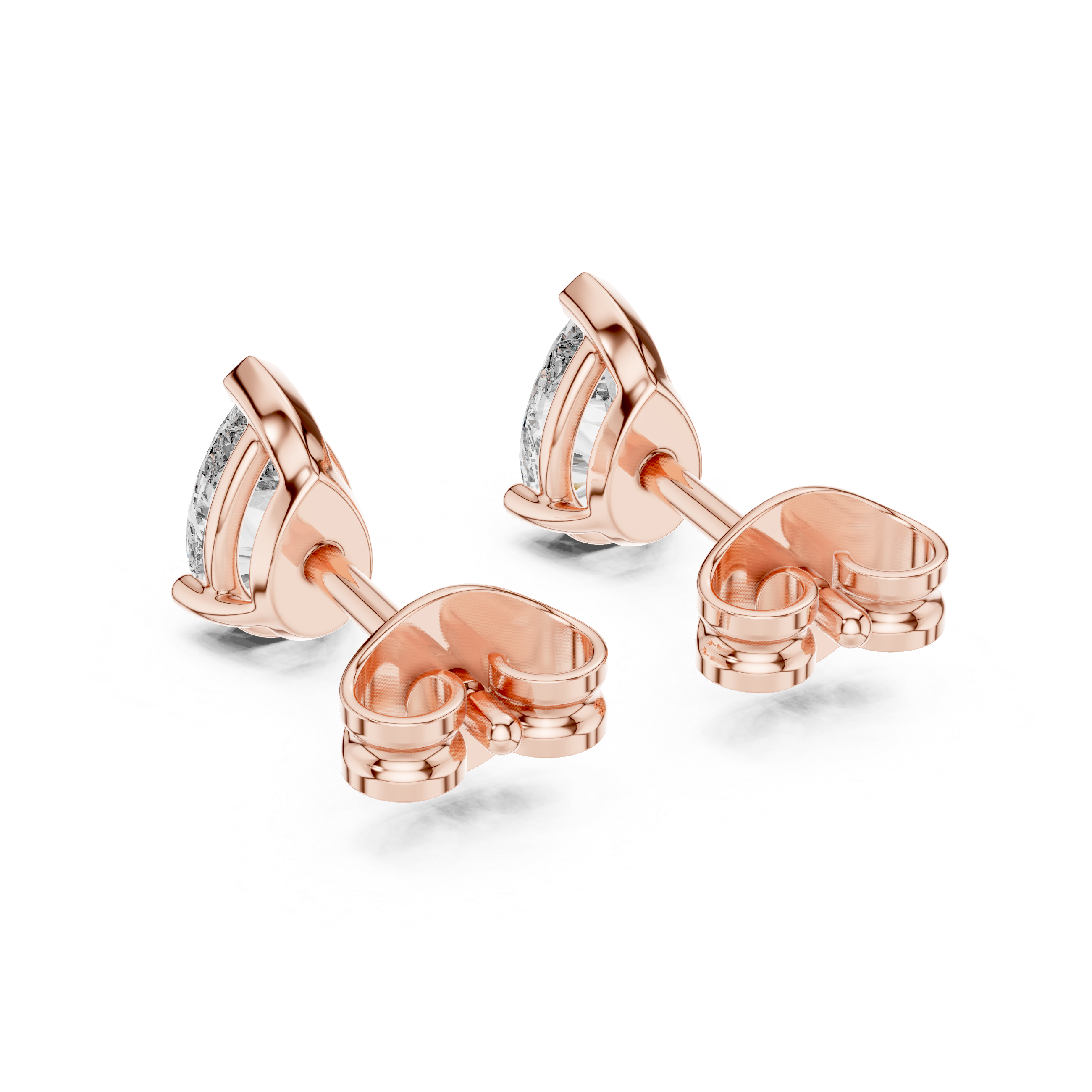 1.00CT Lab-Grown Diamond Stud Earrings 14K Gold Wedding Earrings for Women Birthday & Anniversary Gift