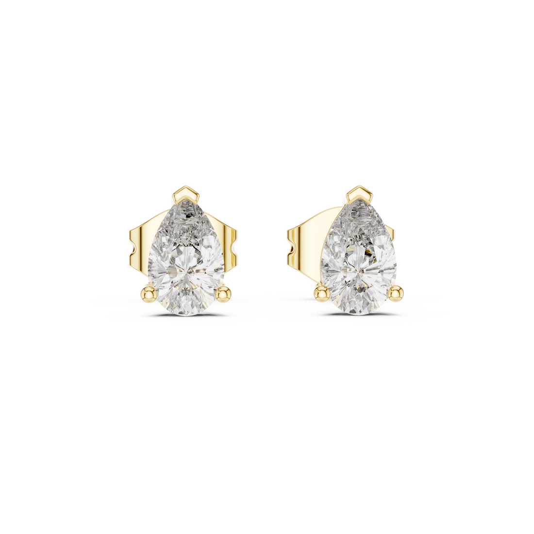 1.00CT Lab-Grown Diamond Stud Earrings 14K Gold Wedding Earrings for Women Birthday & Anniversary Gift