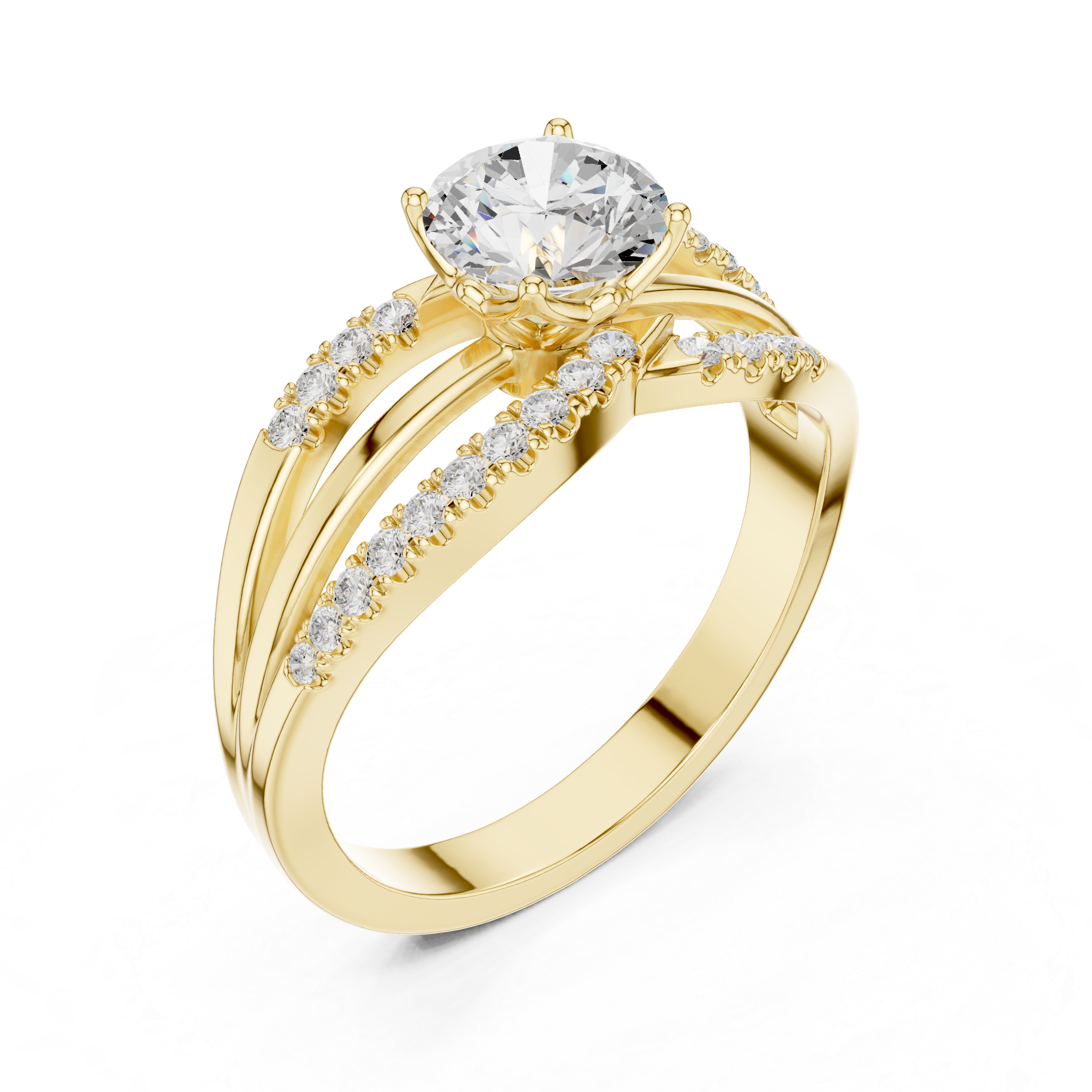 Lab Diamond Wedding Band, Round Brilliant EF/VS Matching Band with Engagement Ring, Stacking Band Gift 14K Gold