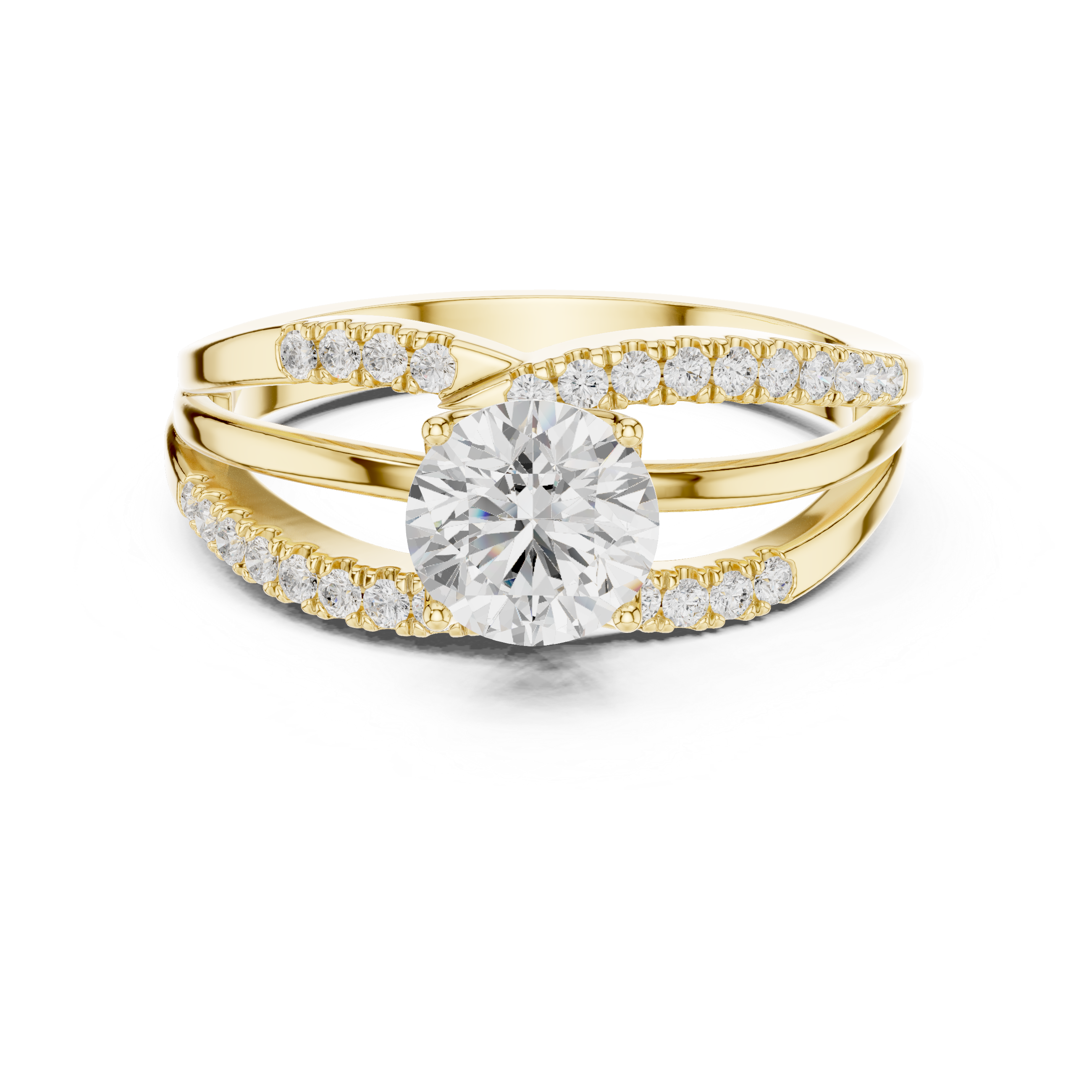 Lab Diamond Wedding Band, Round Brilliant EF/VS Matching Band with Engagement Ring, Stacking Band Gift 14K Gold