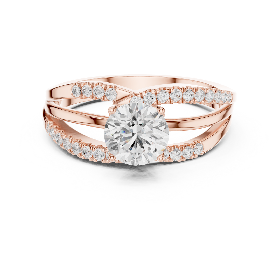Lab Diamond Wedding Band, Round Brilliant EF/VS Matching Band with Engagement Ring, Stacking Band Gift 14K Gold