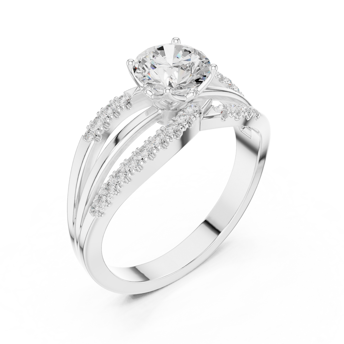 Lab Diamond Wedding Band, Round Brilliant EF/VS Matching Band with Engagement Ring, Stacking Band Gift 14K Gold