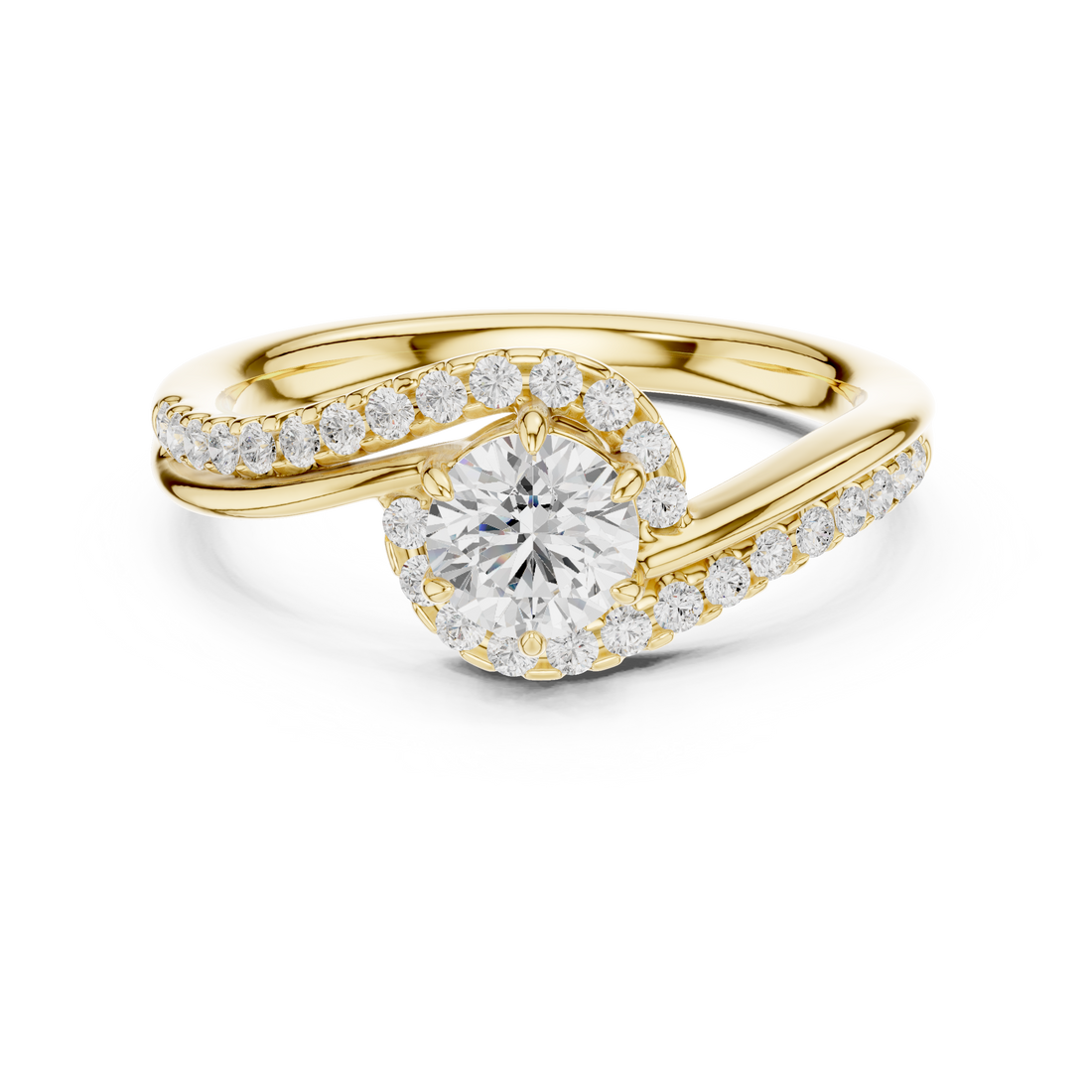 Lab Diamond Wedding Band, Round Brilliant EF/VS Matching Band with Engagement Ring, Stacking Band Gift 14K Gold
