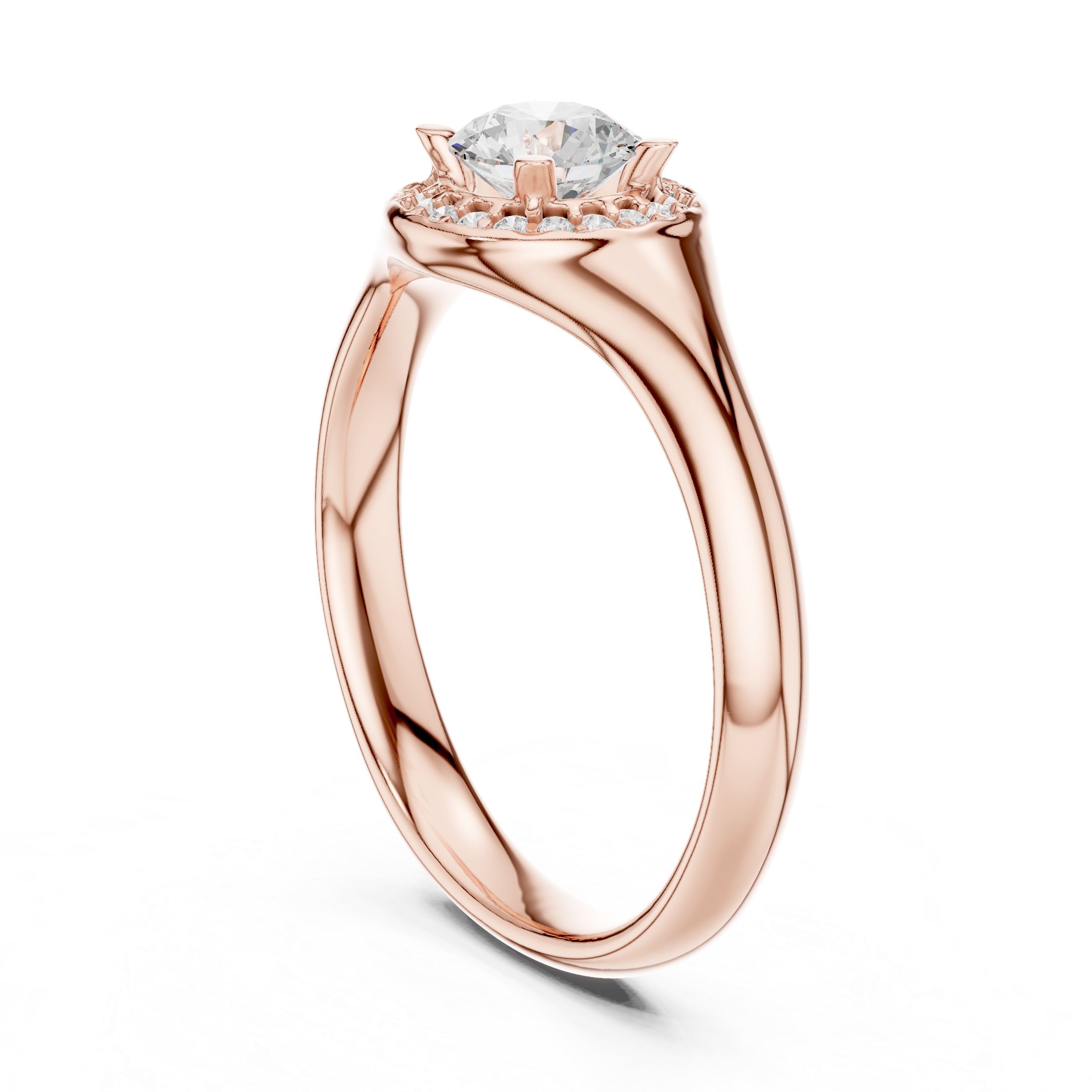 Lab Diamond Wedding Band, Round Brilliant EF/VS Matching Band with Engagement Ring, Stacking Band Gift 14K Gold