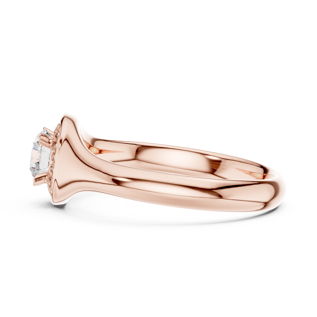 Lab Diamond Wedding Band, Round Brilliant EF/VS Matching Band with Engagement Ring, Stacking Band Gift 14K Gold
