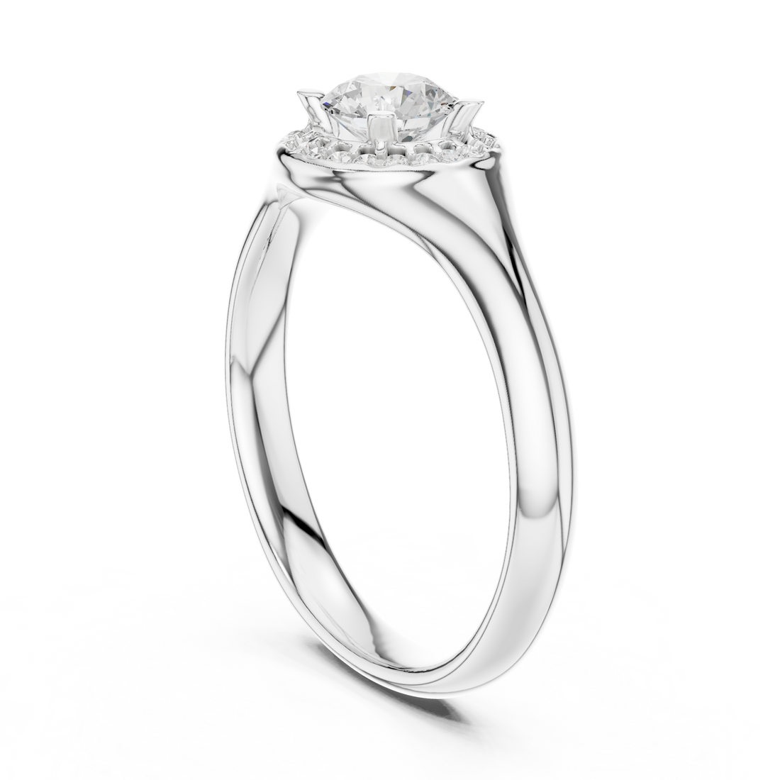 Lab Diamond Wedding Band, Round Brilliant EF/VS Matching Band with Engagement Ring, Stacking Band Gift 14K Gold