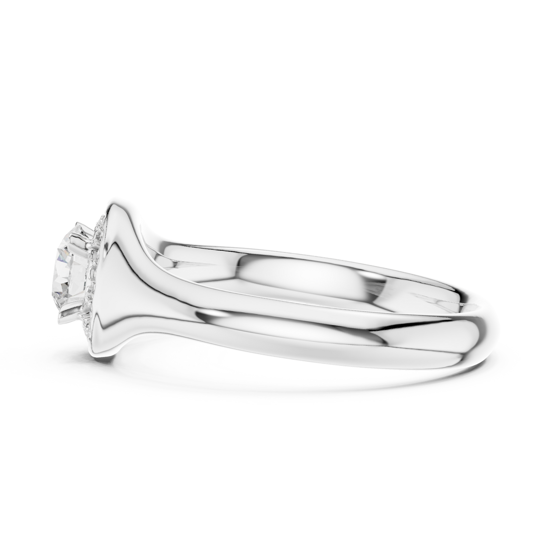 Lab Diamond Wedding Band, Round Brilliant EF/VS Matching Band with Engagement Ring, Stacking Band Gift 14K Gold