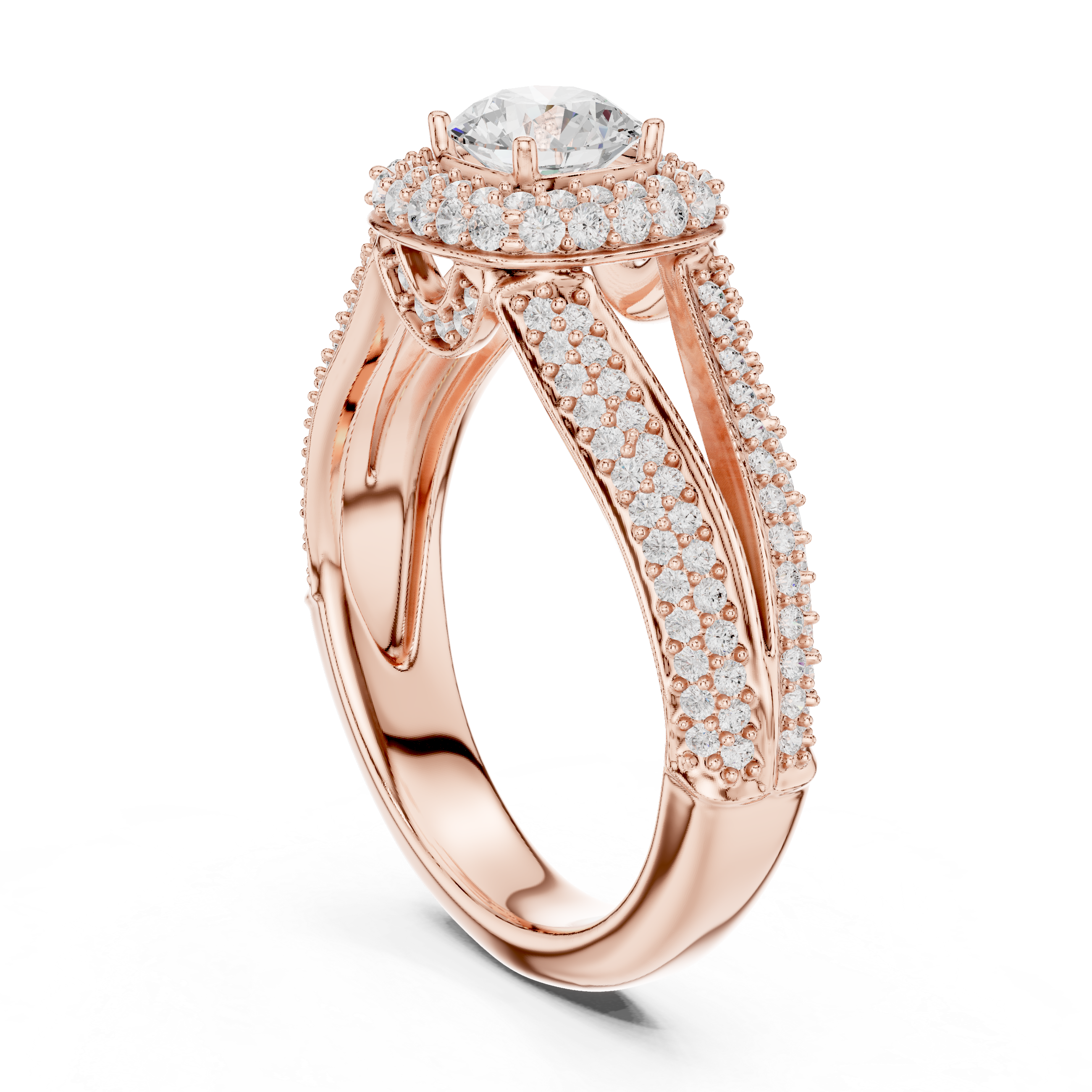 Lab Diamond Wedding Band, Round Brilliant EF/VS Matching Band with Engagement Ring, Stacking Band Gift 14K Gold