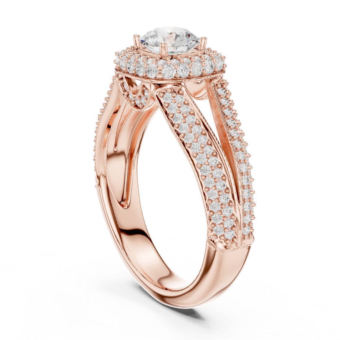 Lab Diamond Wedding Band, Round Brilliant EF/VS Matching Band with Engagement Ring, Stacking Band Gift 14K Gold