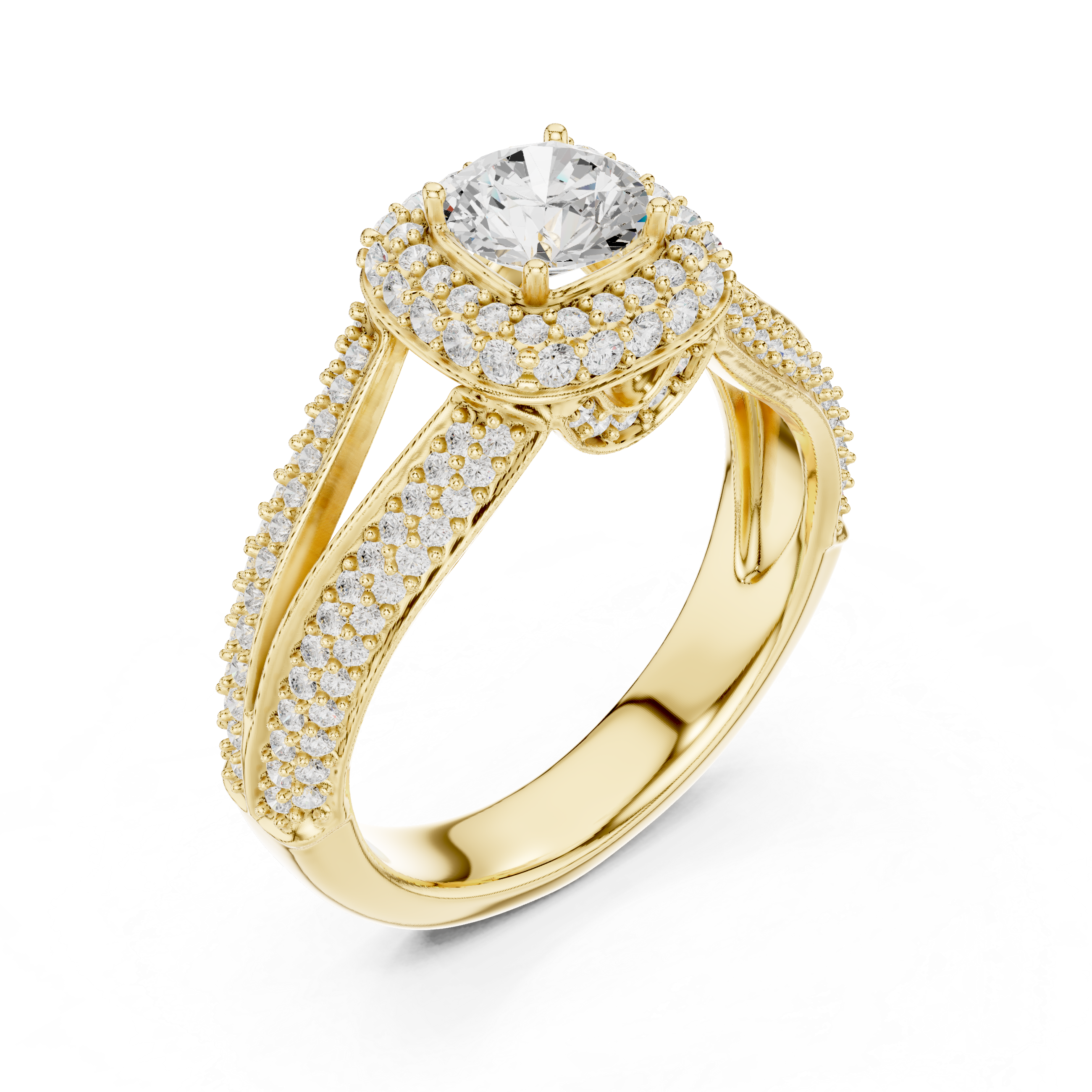 Lab Diamond Wedding Band, Round Brilliant EF/VS Matching Band with Engagement Ring, Stacking Band Gift 14K Gold
