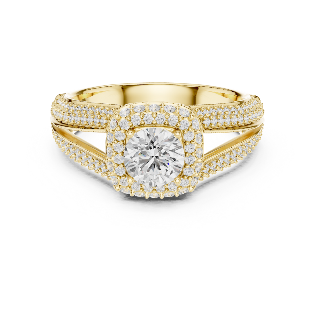 Lab Diamond Wedding Band, Round Brilliant EF/VS Matching Band with Engagement Ring, Stacking Band Gift 14K Gold