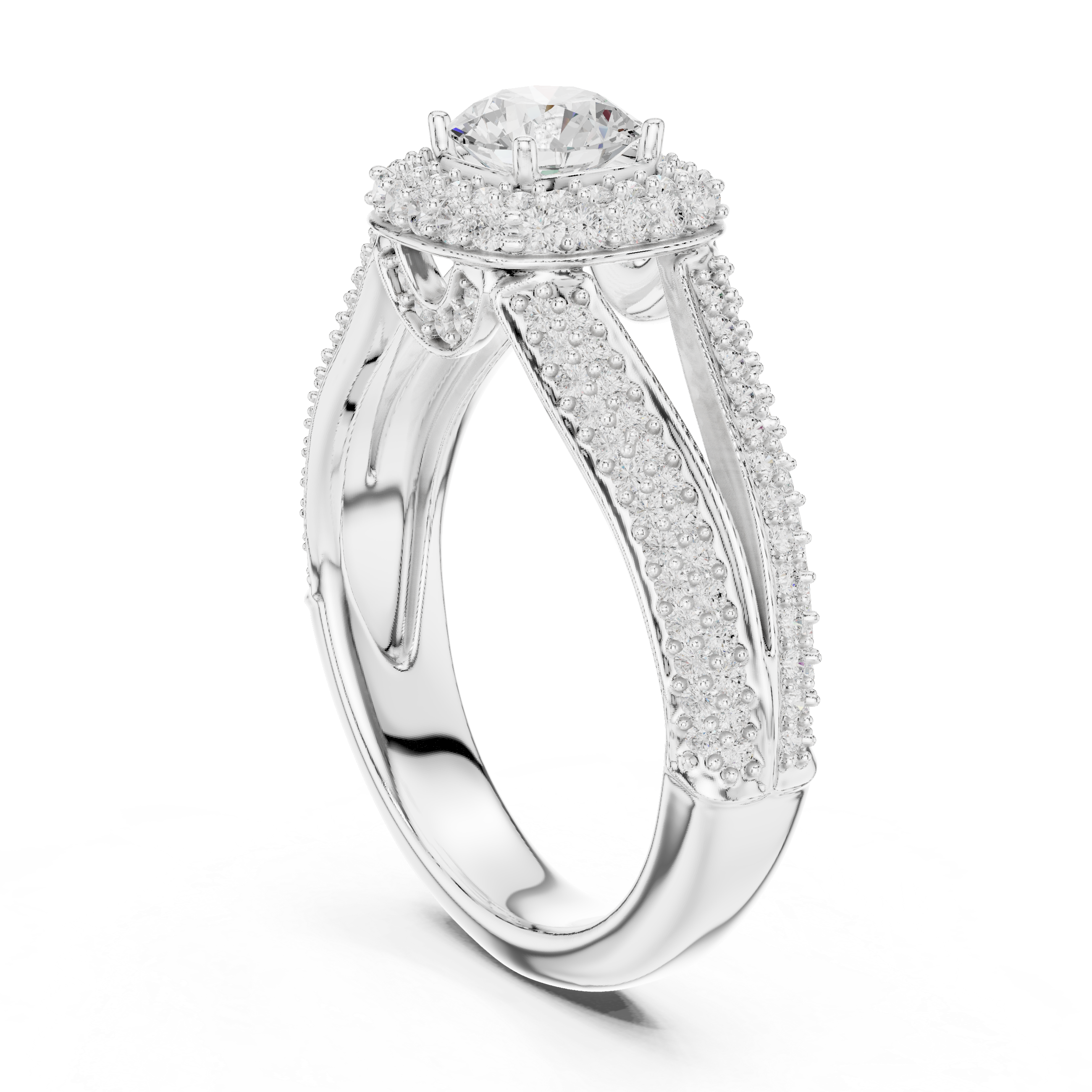Lab Diamond Wedding Band, Round Brilliant EF/VS Matching Band with Engagement Ring, Stacking Band Gift 14K Gold