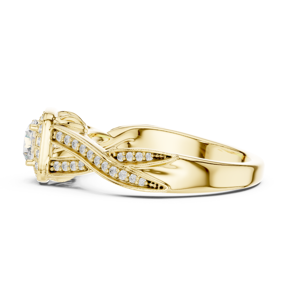 Lab Grown Diamond Wedding Band, Round Brilliant EF/VS Matching Band with Engagement Ring, Stacking Band Gift 14K Gold