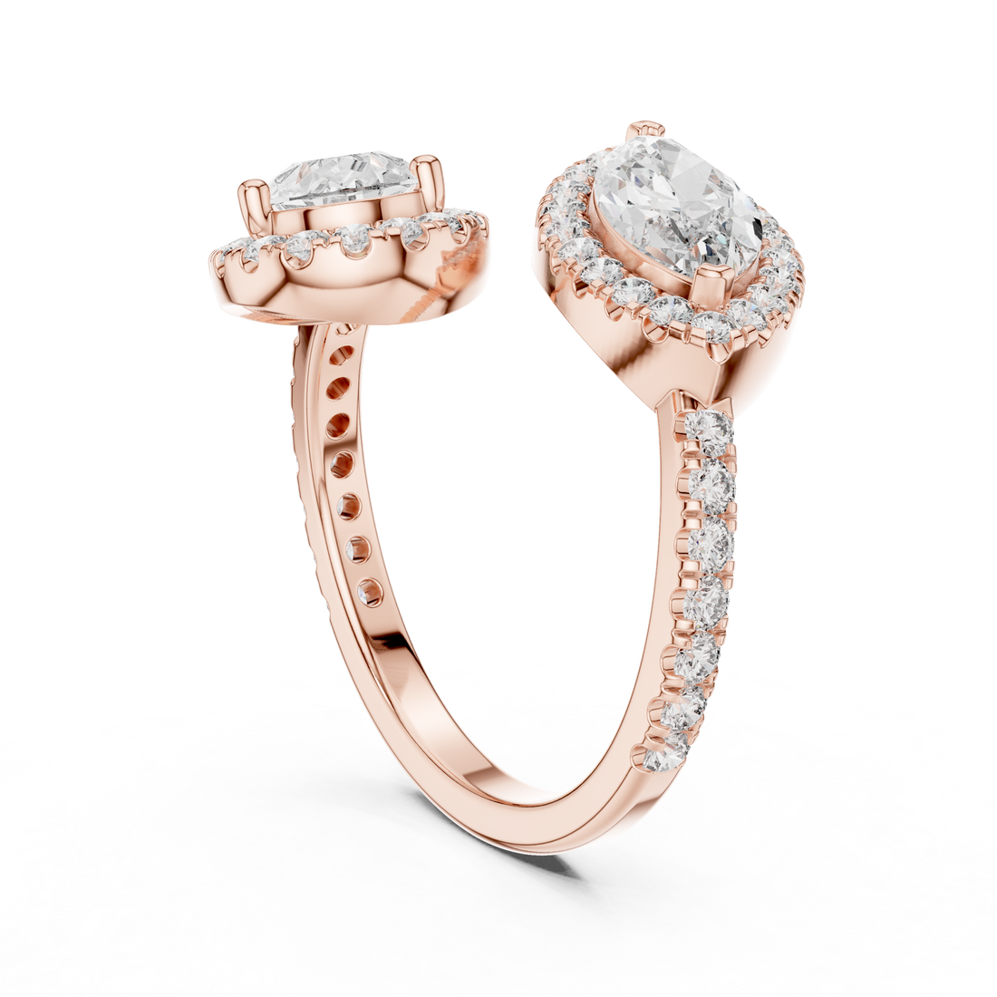 2.63CTW EF VS/SI Lab-Grown Diamond Ring Engagement or Wedding Ring for Women in 14K Gold, Perfect Anniversary Gift