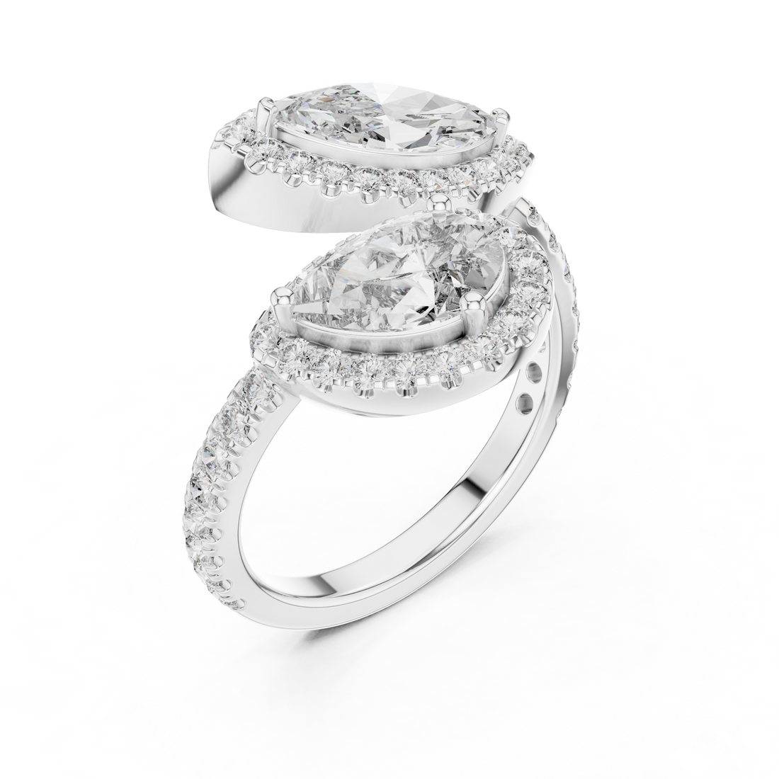2.63CTW EF VS/SI Lab-Grown Diamond Ring Engagement or Wedding Ring for Women in 14K Gold, Perfect Anniversary Gift