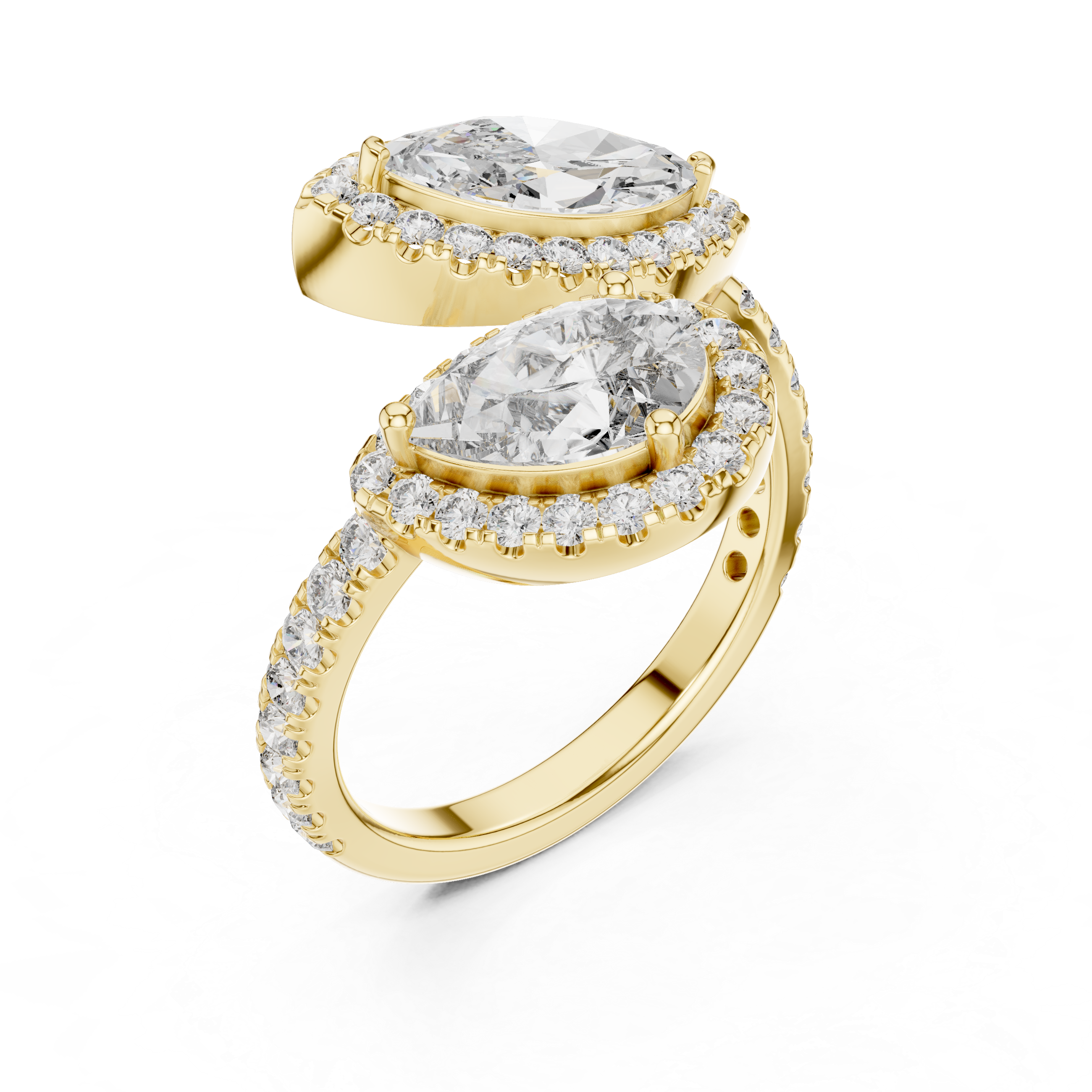 2.63CTW EF VS/SI Lab-Grown Diamond Ring Engagement or Wedding Ring for Women in 14K Gold, Perfect Anniversary Gift