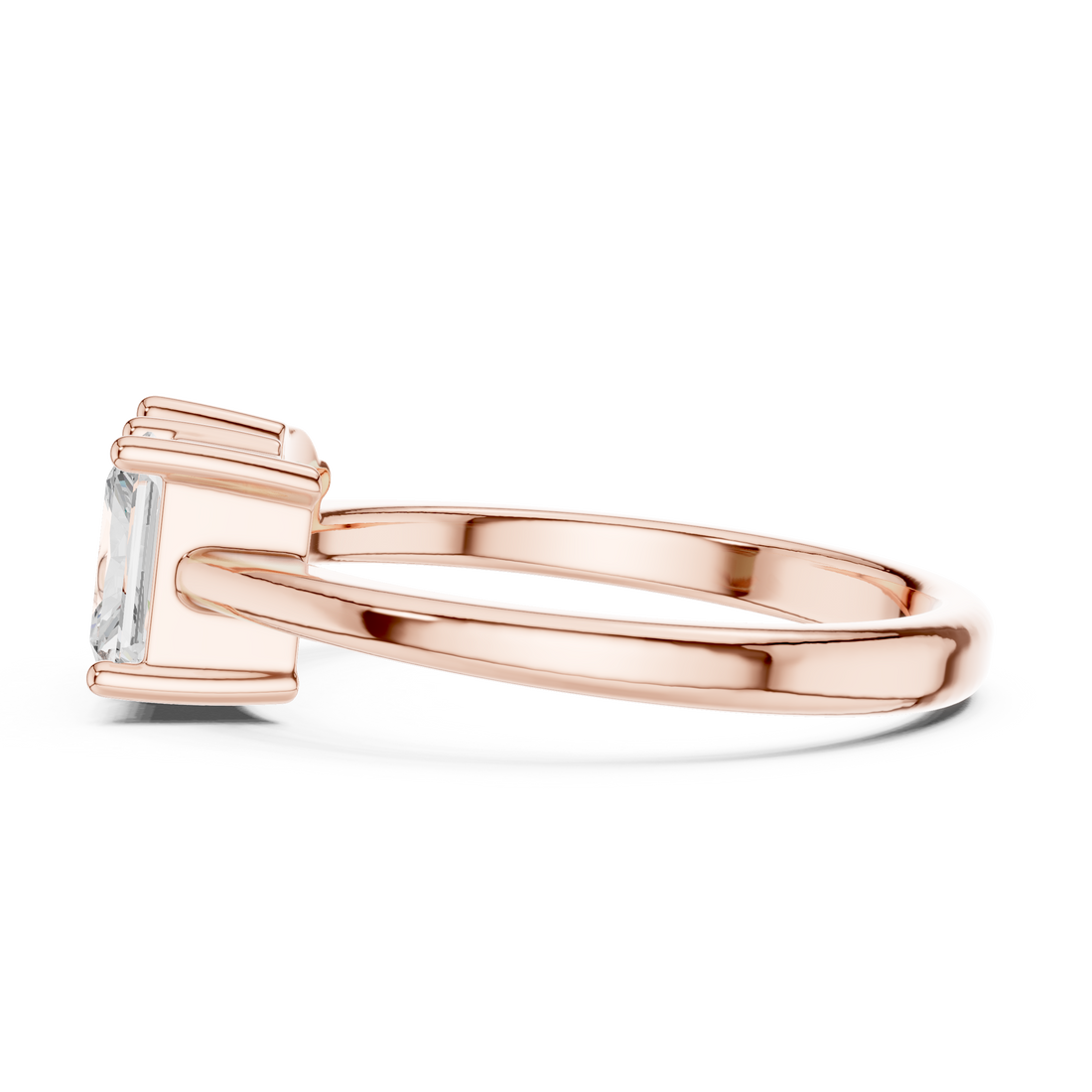 1.14CTW EF VS/SI Lab-Grown Diamond Ring Engagement or Wedding Ring for Women in 14K Gold, Perfect Anniversary Gift