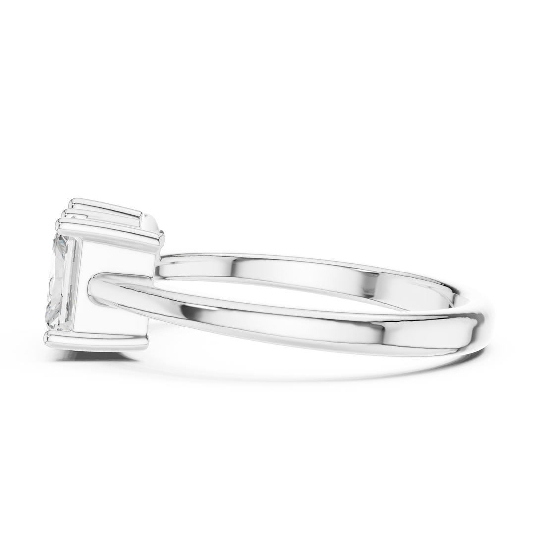 1.14CTW EF VS/SI Lab-Grown Diamond Ring Engagement or Wedding Ring for Women in 14K Gold, Perfect Anniversary Gift