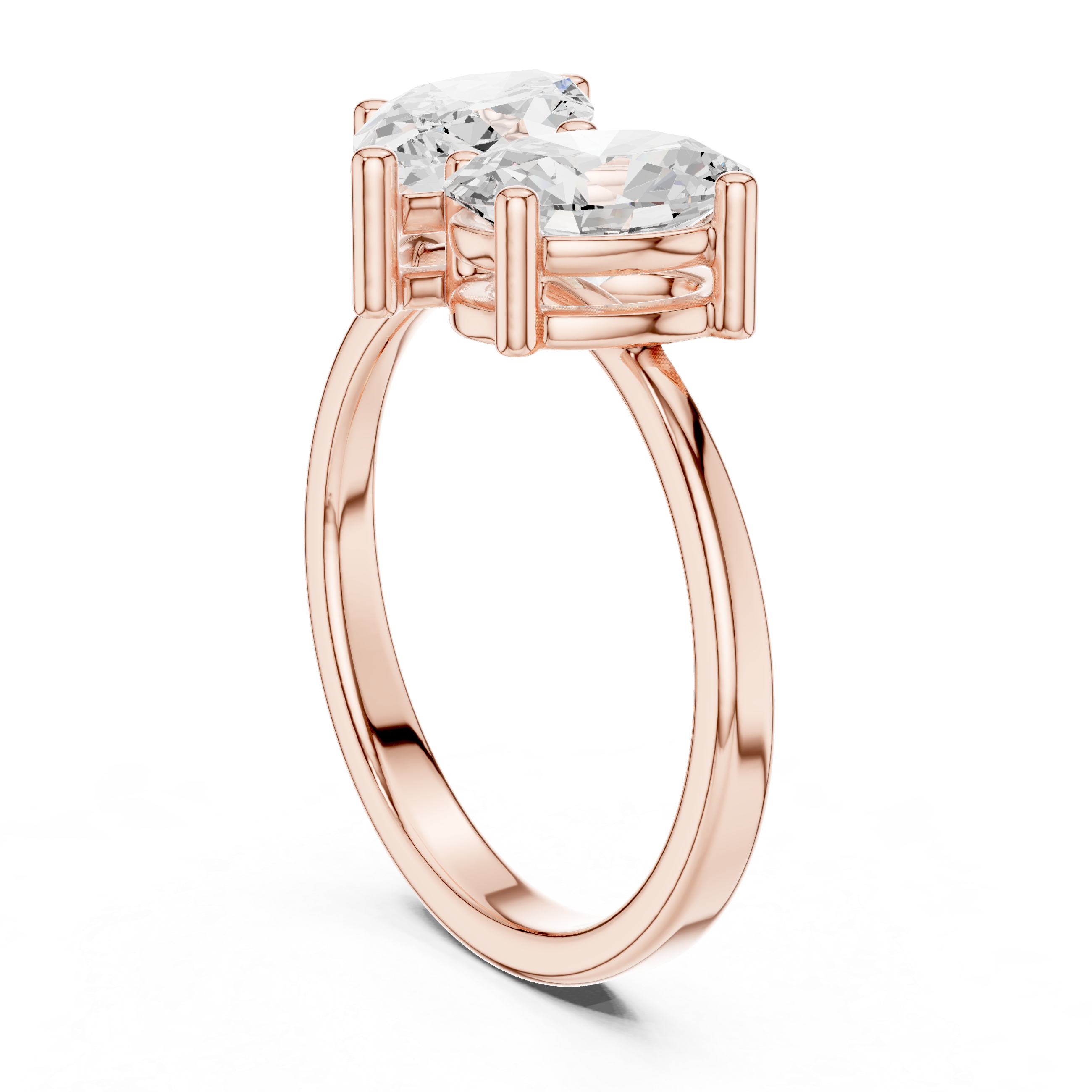 2.03CTW EF VS/SI Lab-Grown Diamond Ring Engagement or Wedding Ring for Women in 14K Gold, Perfect Anniversary Gift
