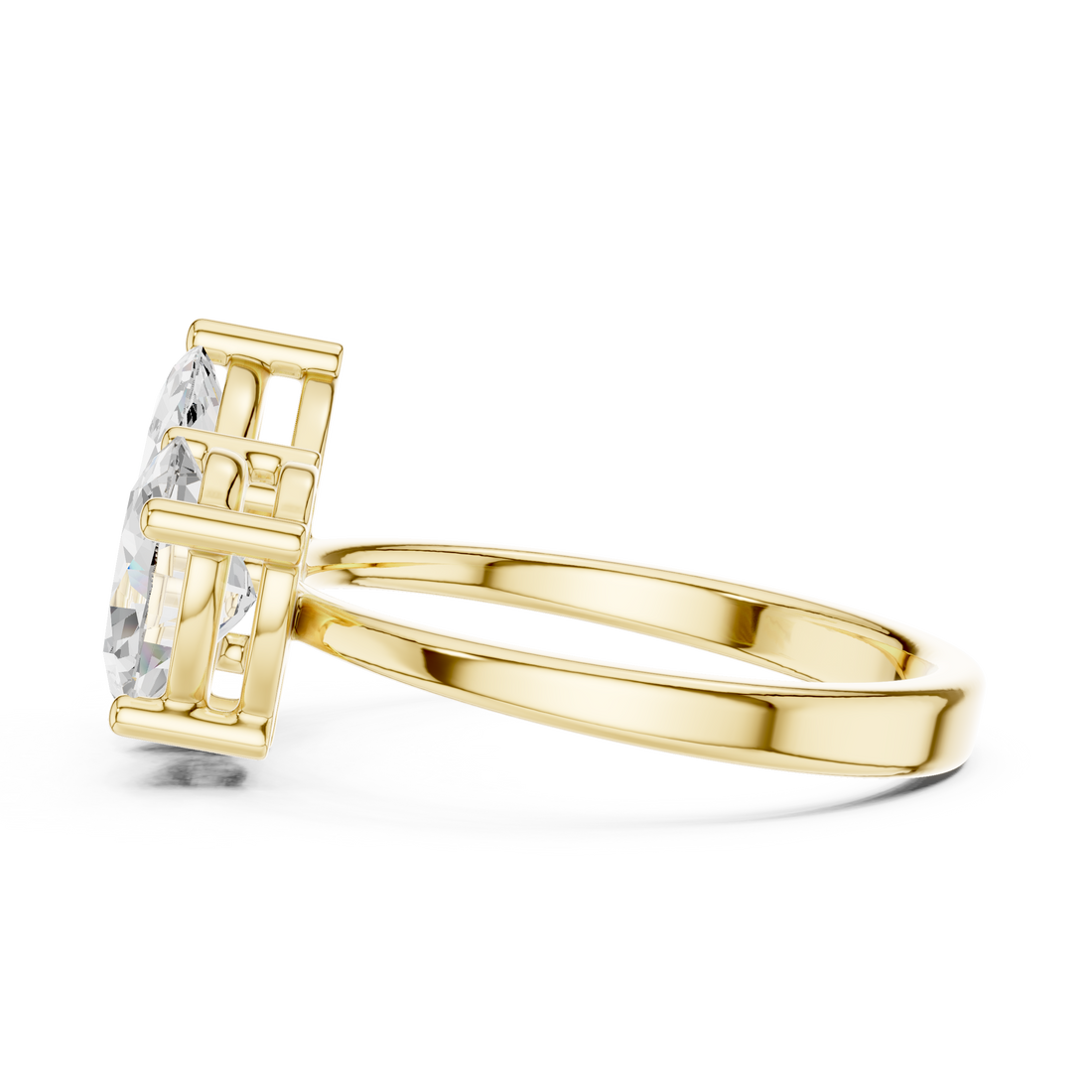 2.03CTW EF VS/SI Lab-Grown Diamond Ring Engagement or Wedding Ring for Women in 14K Gold, Perfect Anniversary Gift