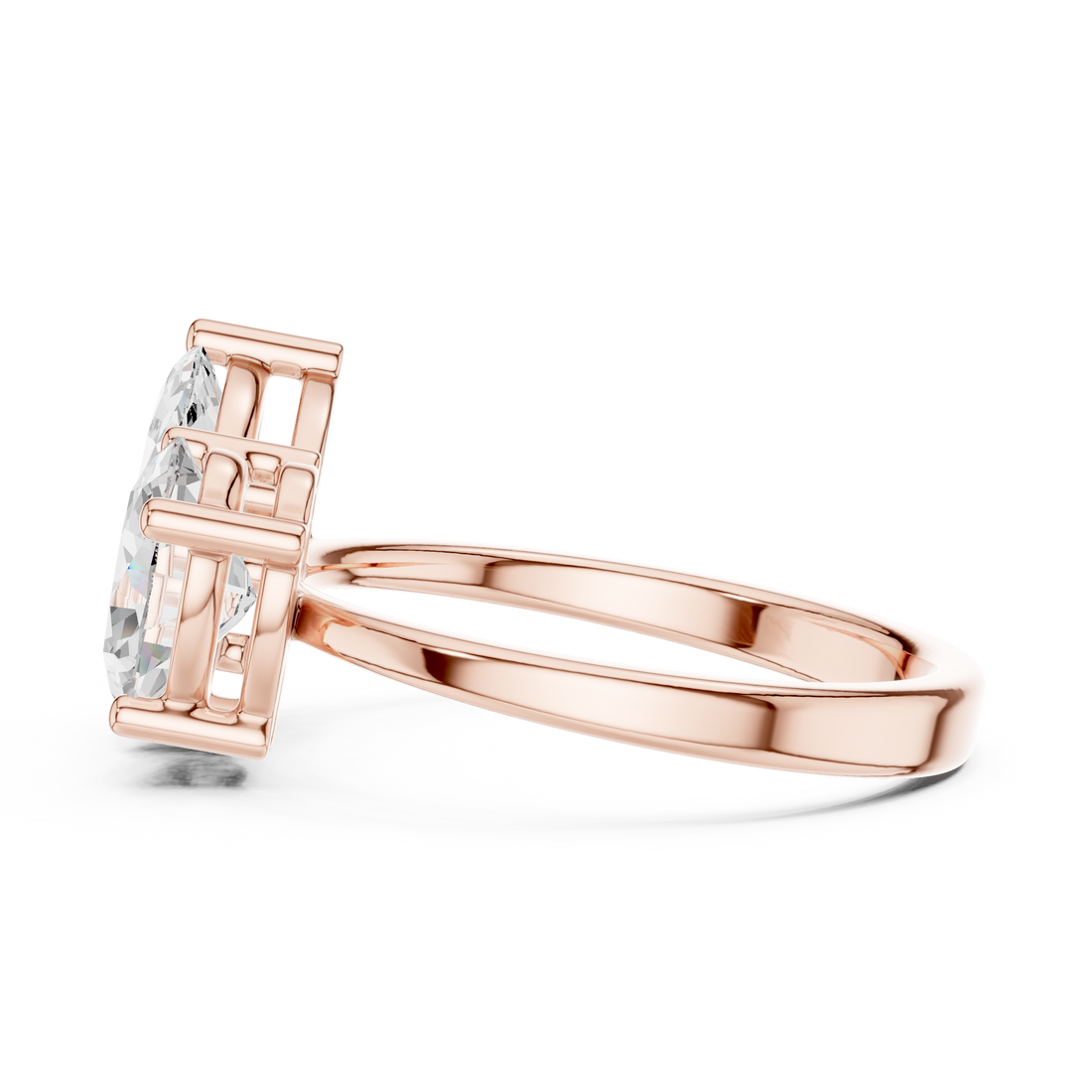 2.03CTW EF VS/SI Lab-Grown Diamond Ring Engagement or Wedding Ring for Women in 14K Gold, Perfect Anniversary Gift