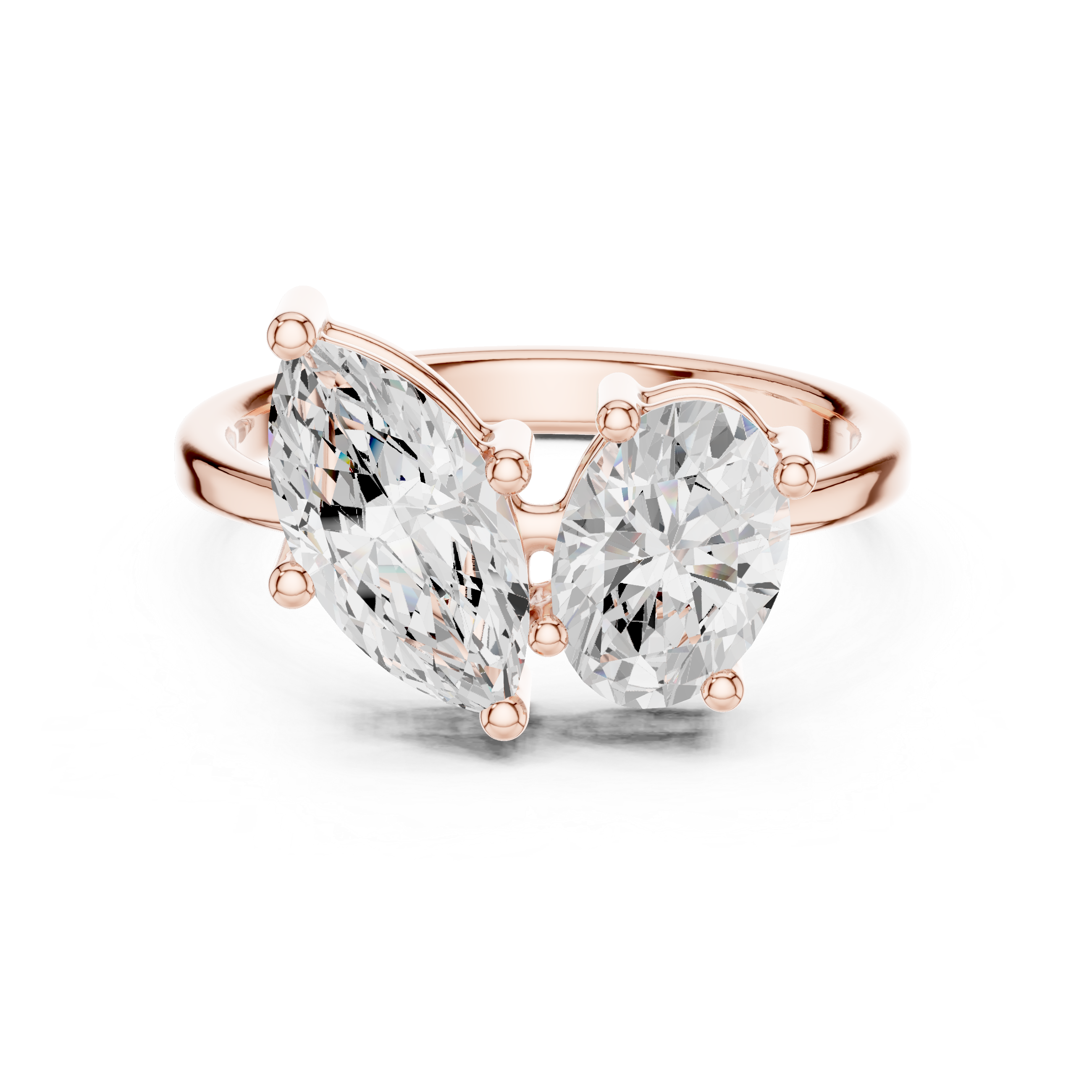 2.03CTW EF VS/SI Lab-Grown Diamond Ring Engagement or Wedding Ring for Women in 14K Gold, Perfect Anniversary Gift