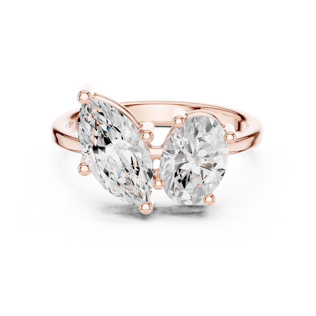 2.03CTW EF VS/SI Lab-Grown Diamond Ring Engagement or Wedding Ring for Women in 14K Gold, Perfect Anniversary Gift