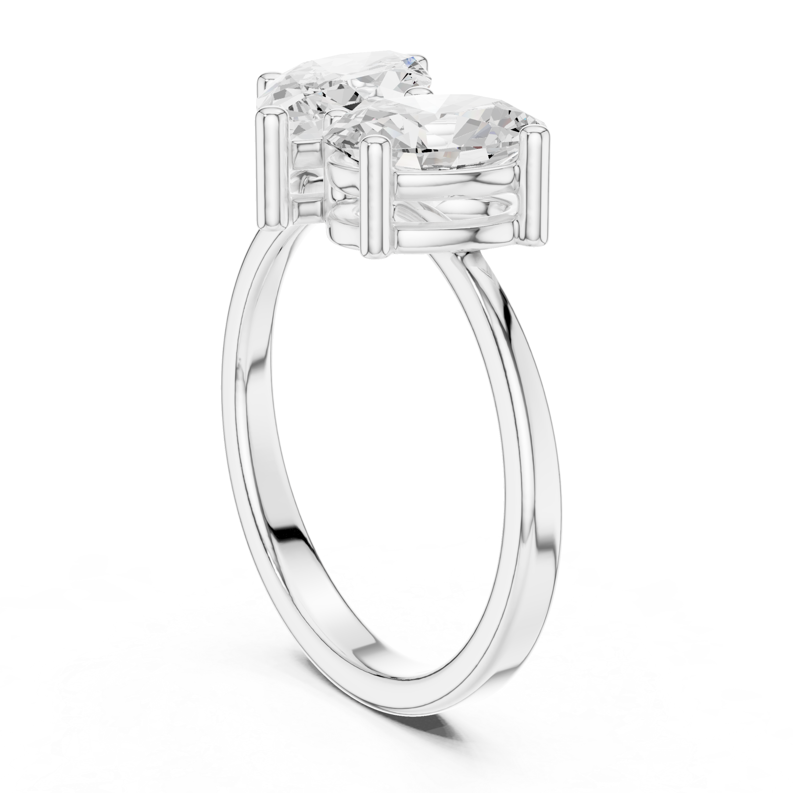 2.03CTW EF VS/SI Lab-Grown Diamond Ring Engagement or Wedding Ring for Women in 14K Gold, Perfect Anniversary Gift