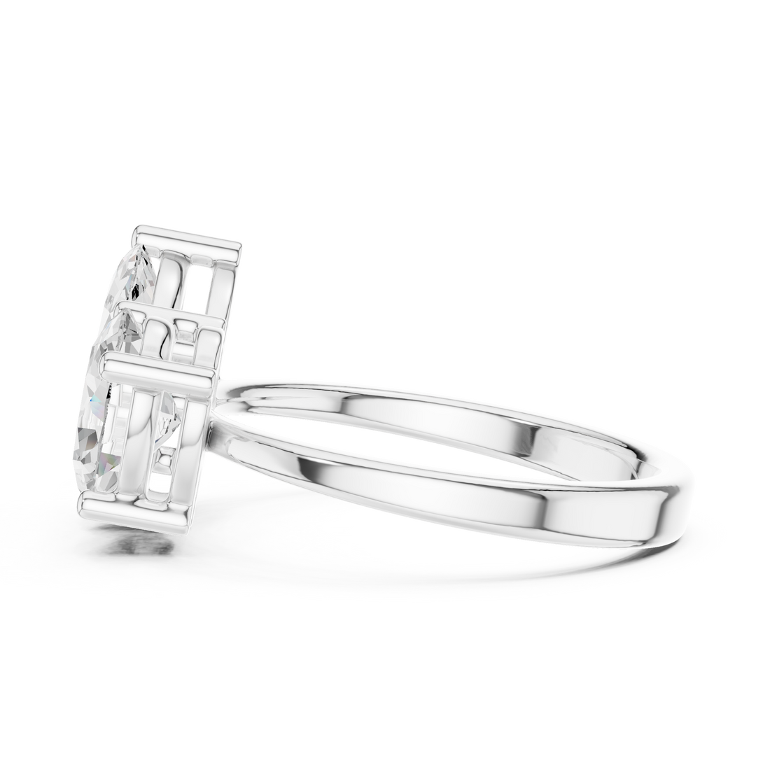2.03CTW EF VS/SI Lab-Grown Diamond Ring Engagement or Wedding Ring for Women in 14K Gold, Perfect Anniversary Gift