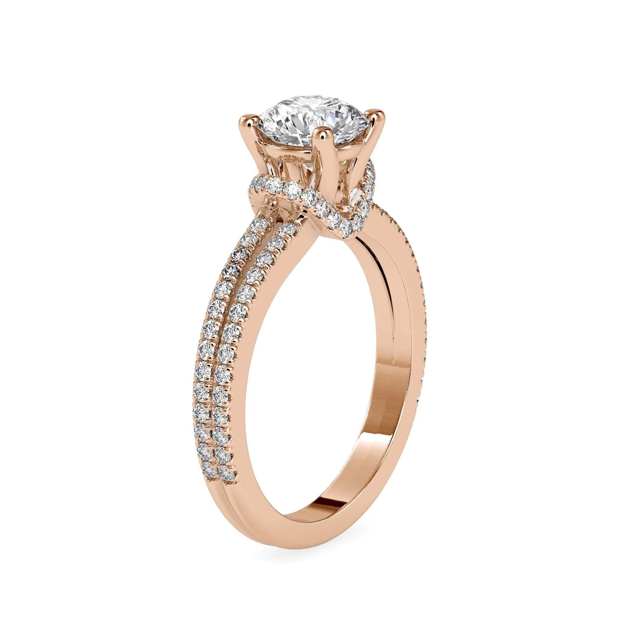 Certified 1.00 CT Lab-Grown Diamond Solitaire Engagement Ring – Conflict-Free Diamond Set in 14K Solid Gold
