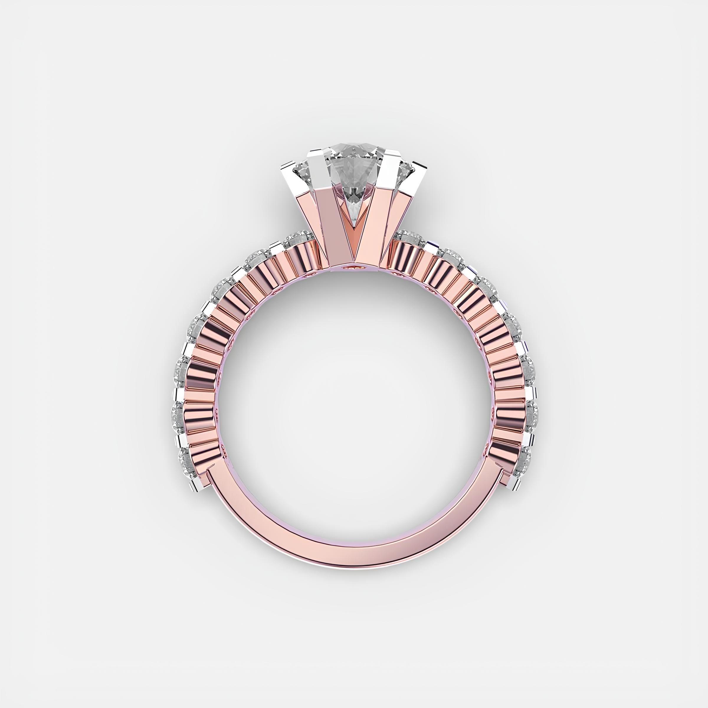 Wedding Ring – 0.25 to 2.00 CT IGI Certified Lab-Grown Diamond Solitaire Engagement Ring | Solid Gold with E-F VS/SI Diamonds