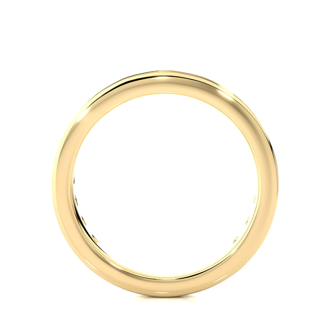 2.50MM Round Cut Colorless Lab-Grown Diamond Half Eternity Band– Channel-Set 14K Gold Matching Wedding and Stacking Ring, Bridal Set