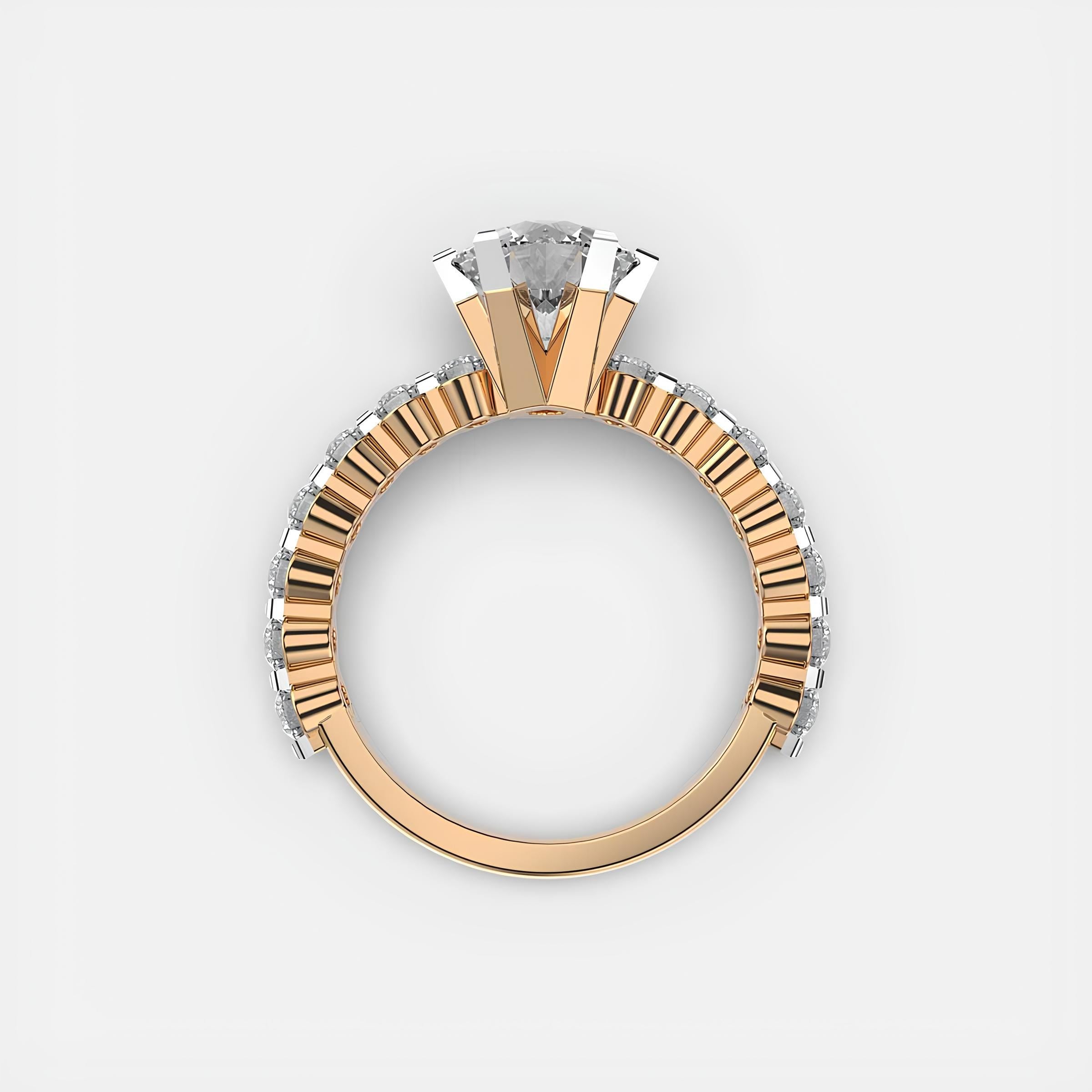 Wedding Ring – 0.25 to 2.00 CT IGI Certified Lab-Grown Diamond Solitaire Engagement Ring | Solid Gold with E-F VS/SI Diamonds