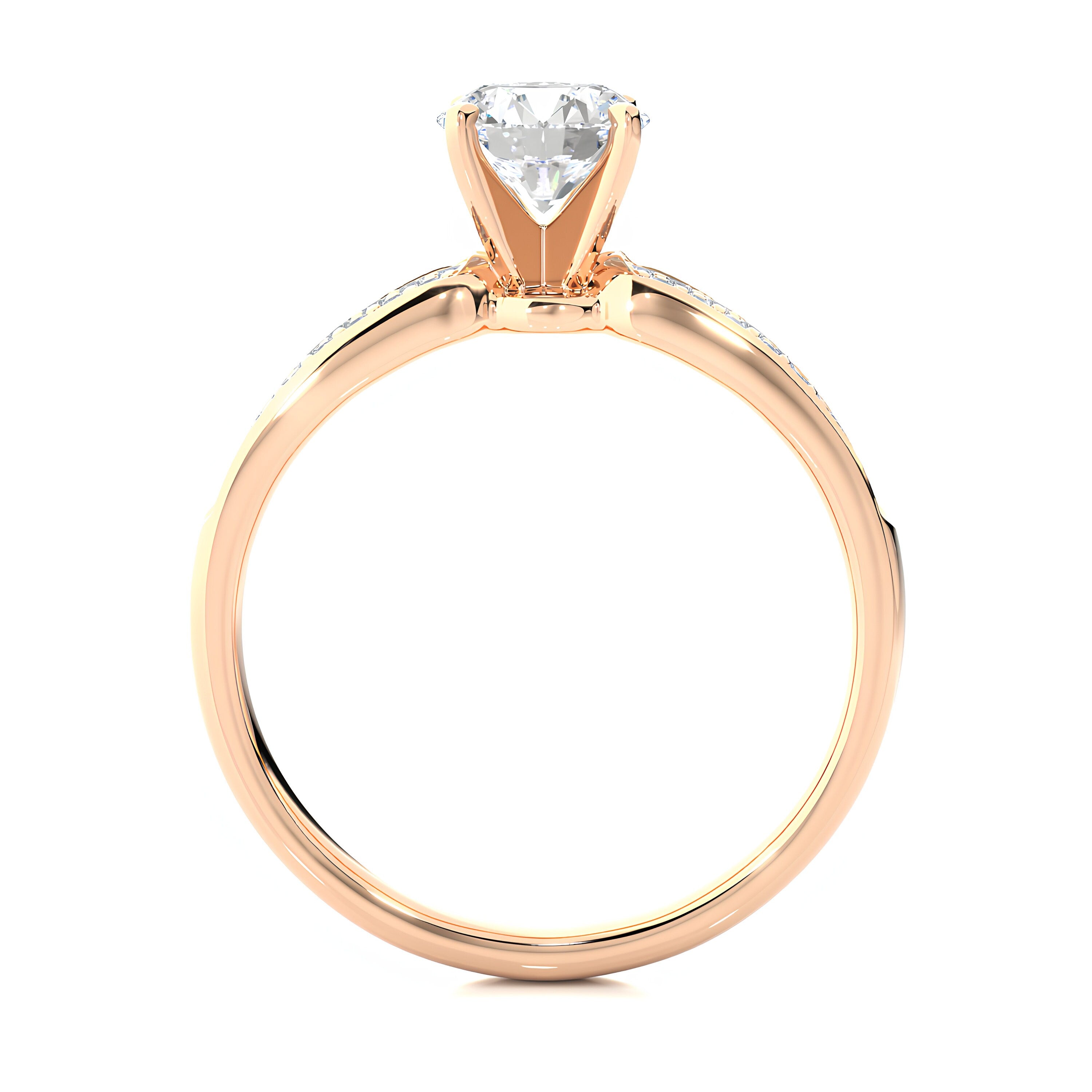 Vintage Engagement Ring 1.50 Ct IGI Certified EF VS/SI Lab Grown Diamond Solitaire Wedding Ring / 14K Gold & Platinum Ring / Wedding Ring Gift