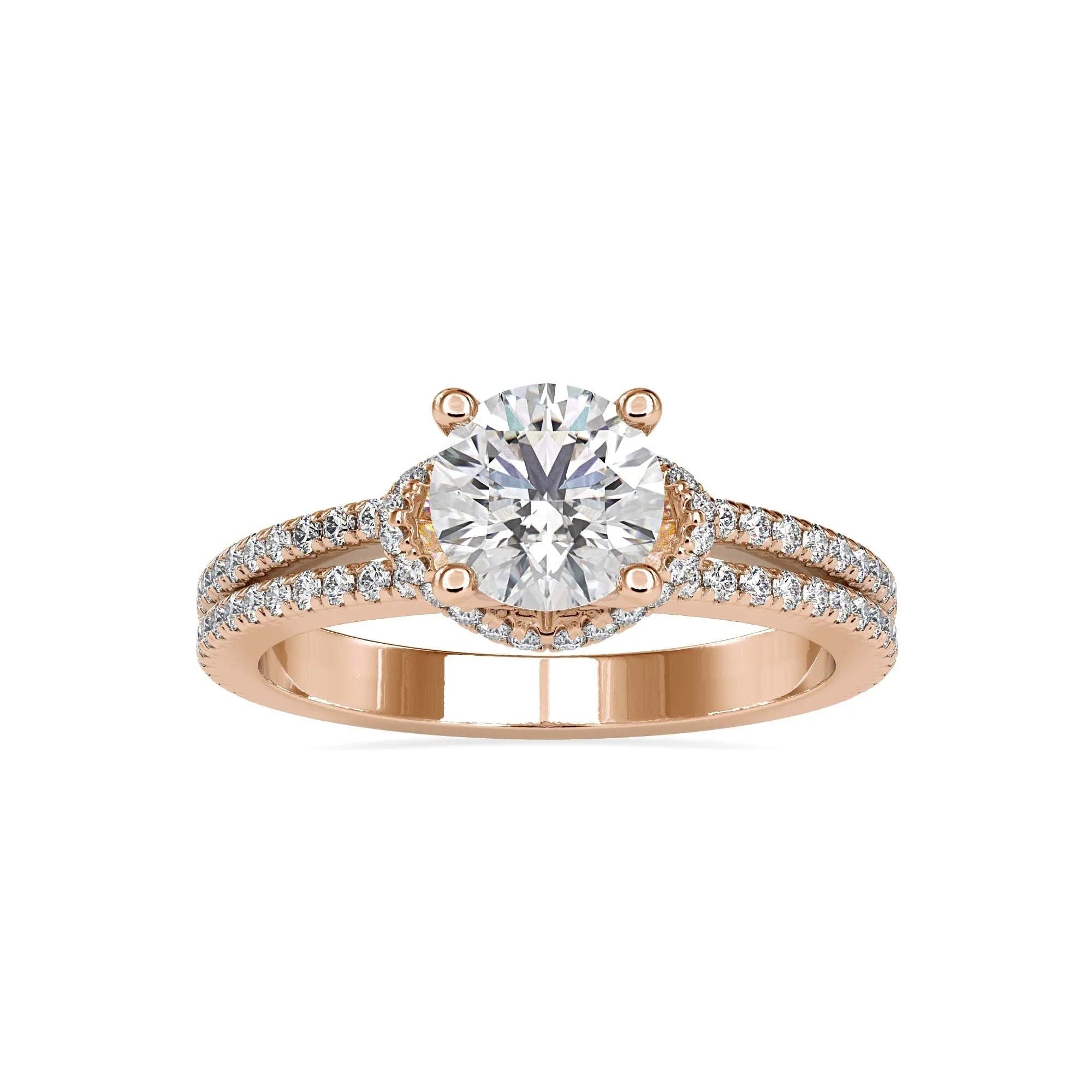 Certified 1.00 CT Lab-Grown Diamond Solitaire Engagement Ring – Conflict-Free Diamond Set in 14K Solid Gold