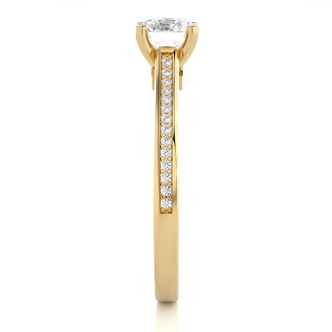 1.00 Ct IGI Certified EF VS/SI Lab-Grown Diamond Solitaire Engagement Ring – Set in 14K Gold or Platinum – Elegant Wedding & Anniversary Gift