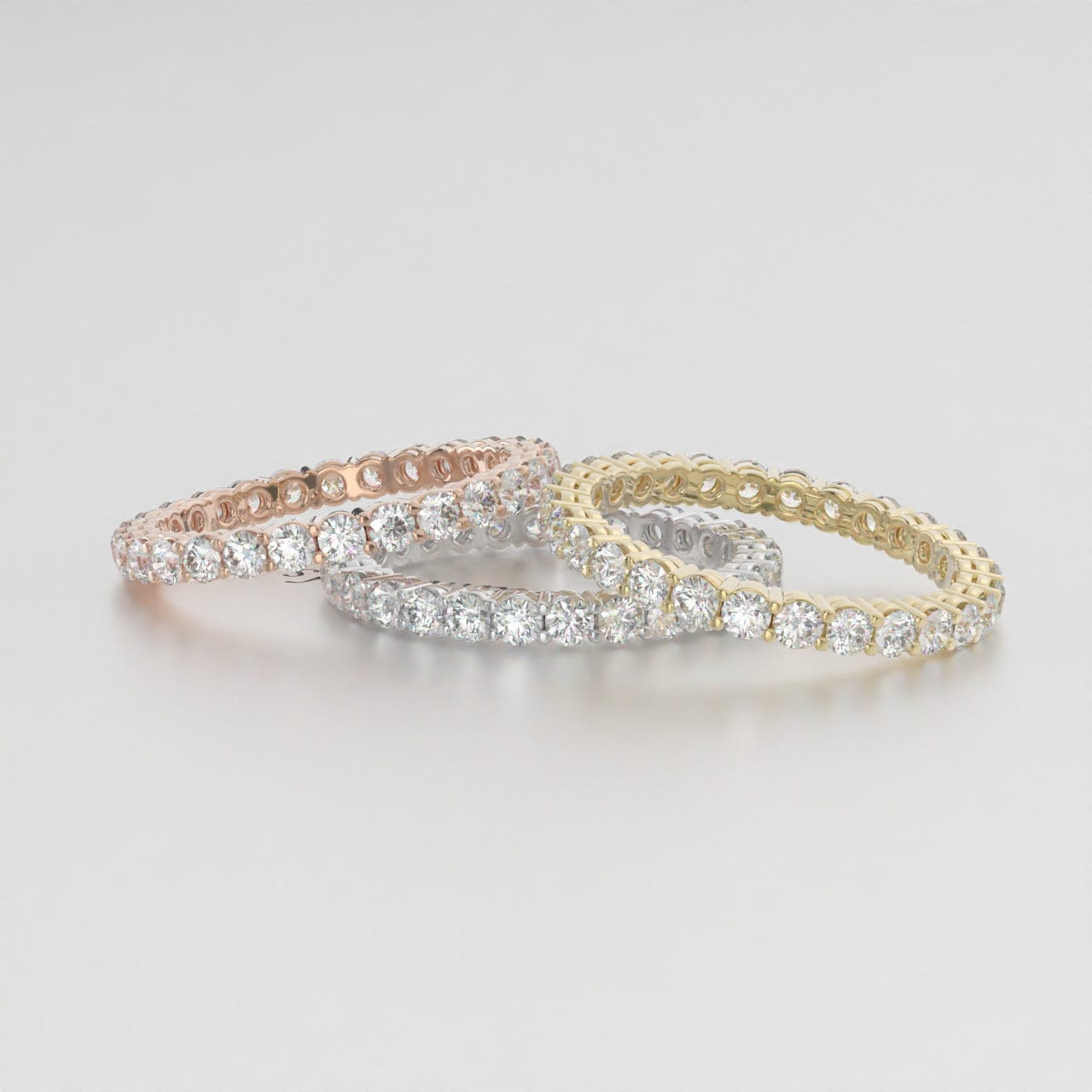 2.00mm Lab-Grown Diamond Wedding Band Round Brilliant Cut EF VS/SI Eternity Ring for Women, Perfect Gift for Her