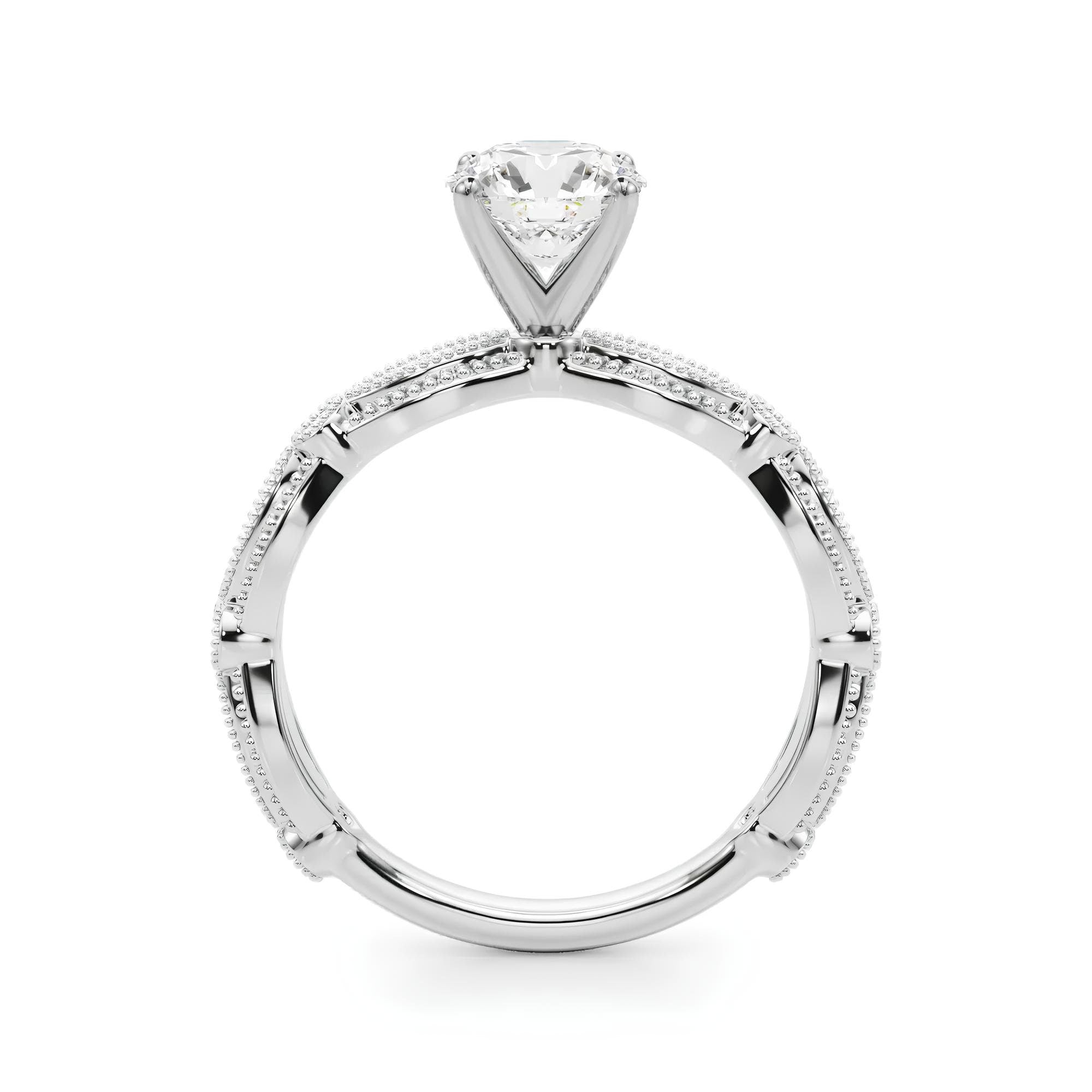 Mirabelle Engagement Ring – 1.50 CT IGI Certified EF VS/SI Lab-Grown Diamond Solitaire | 14K Gold Wedding Ring Gift