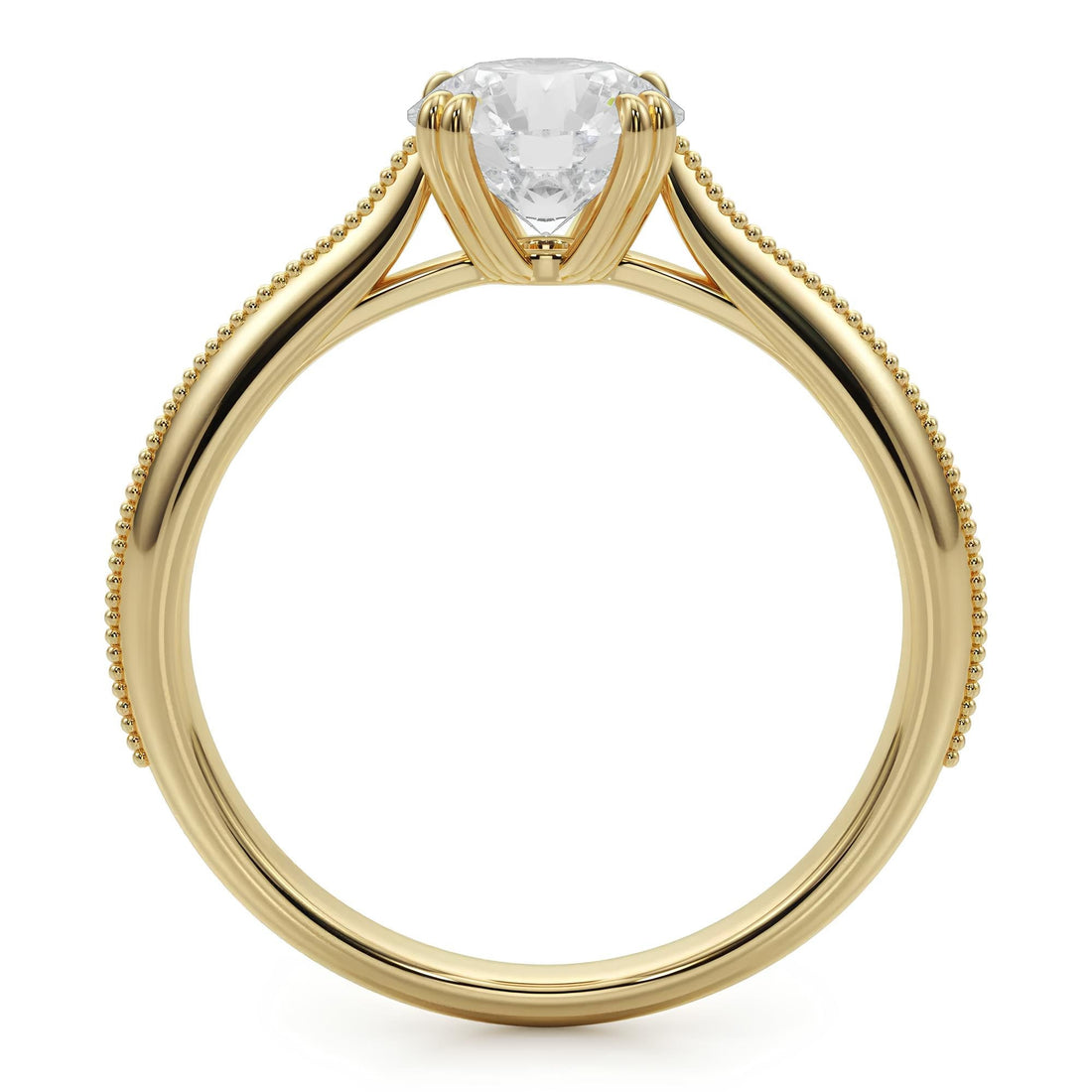 1.00 CT Certified VS/SI Lab Grown Diamond Nordic Gold Wedding Ring (Demi-Fine)
